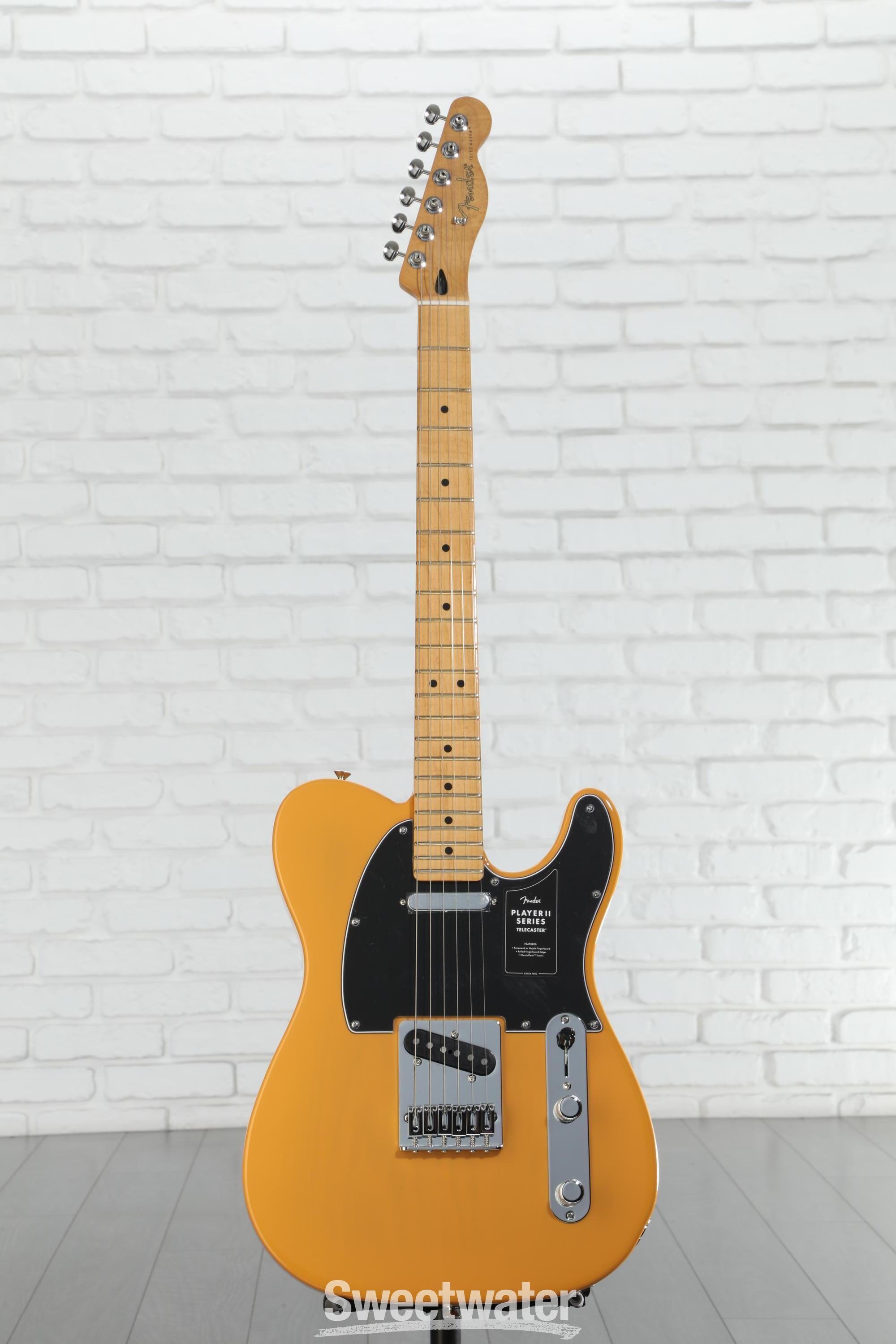 ギター Fender Player II Telecaster Butterscotch Fender Player II Telecaster Butterscotch Blonde Chambered