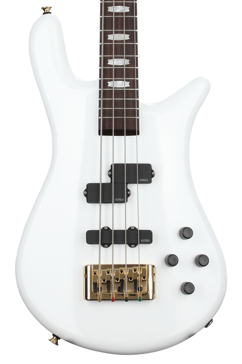 Spector Euro 4 Classic Bass Guitar - Solid White