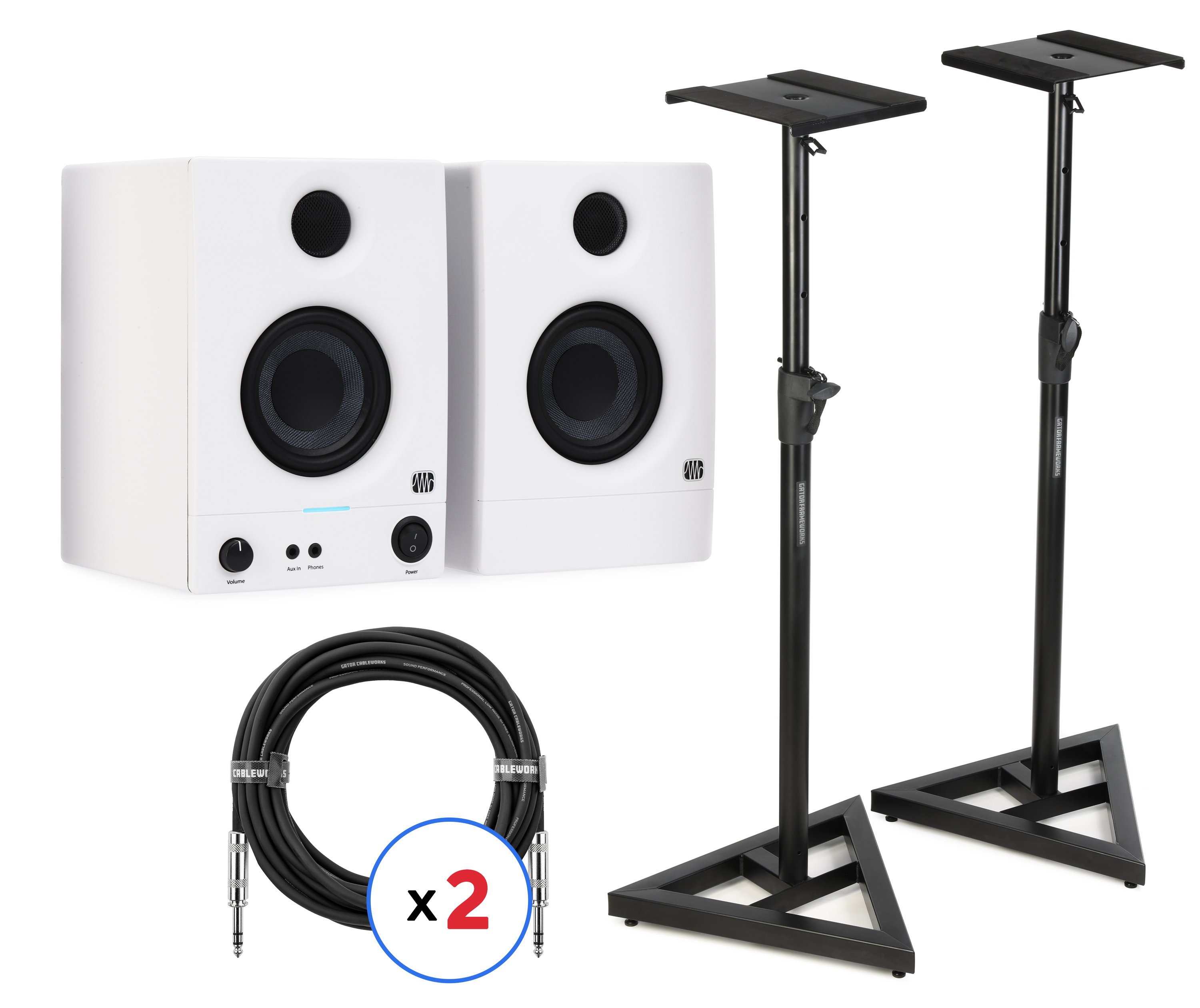 PreSonus Eris 3.5 3.5-inch Powered Studio Monitors - 2nd