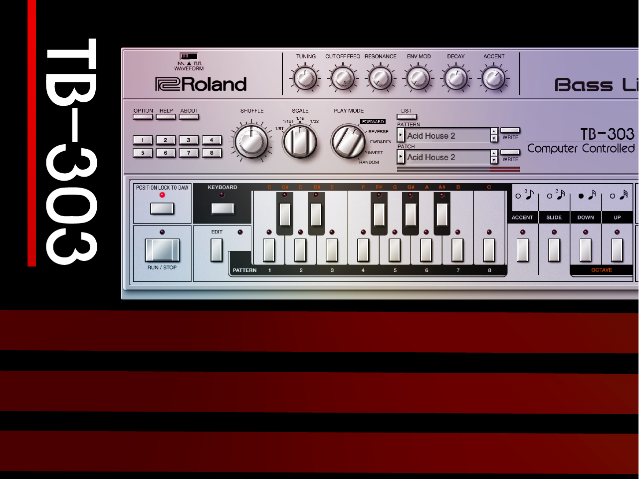 ROLAND TB-303 MIDI対応 MATRIXSYNTH: Roland TB-303 - Classic Acid Techno Bassline