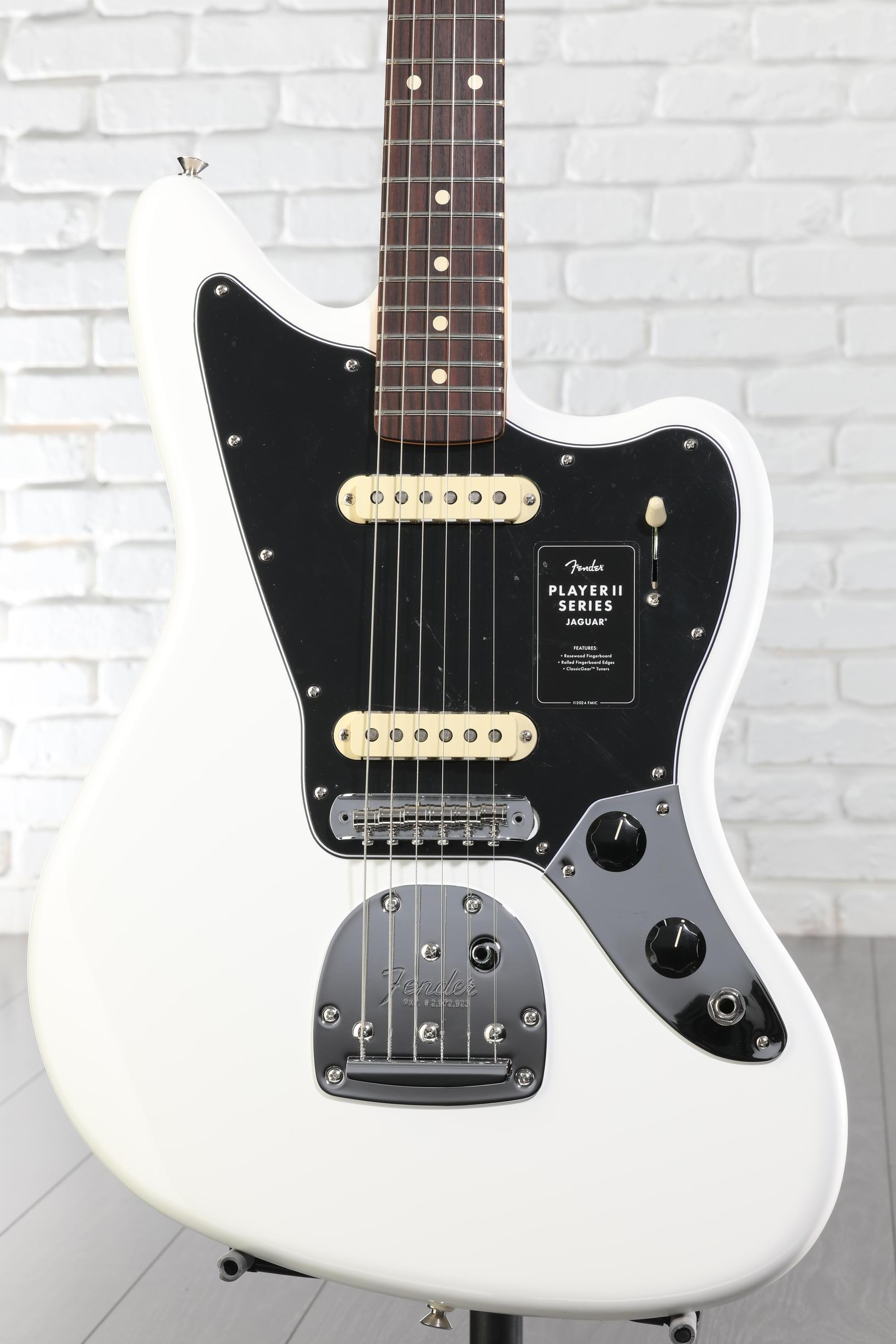 Fender Player II Jaguar Electric Guitar - Polar White | Sweetwater