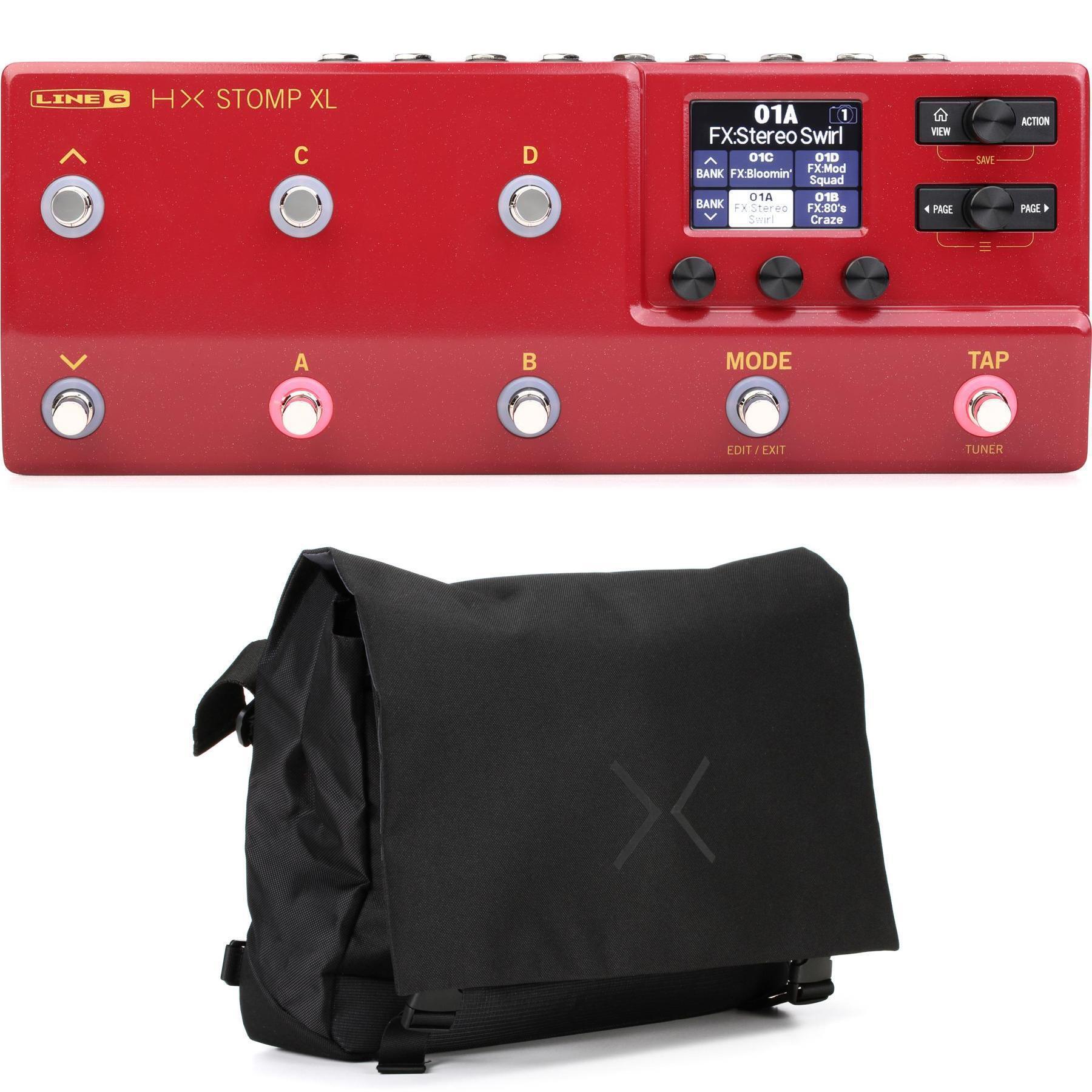 Line 6 HX Stomp XL Guitar Multi-effects Floor Processor - Burgundy