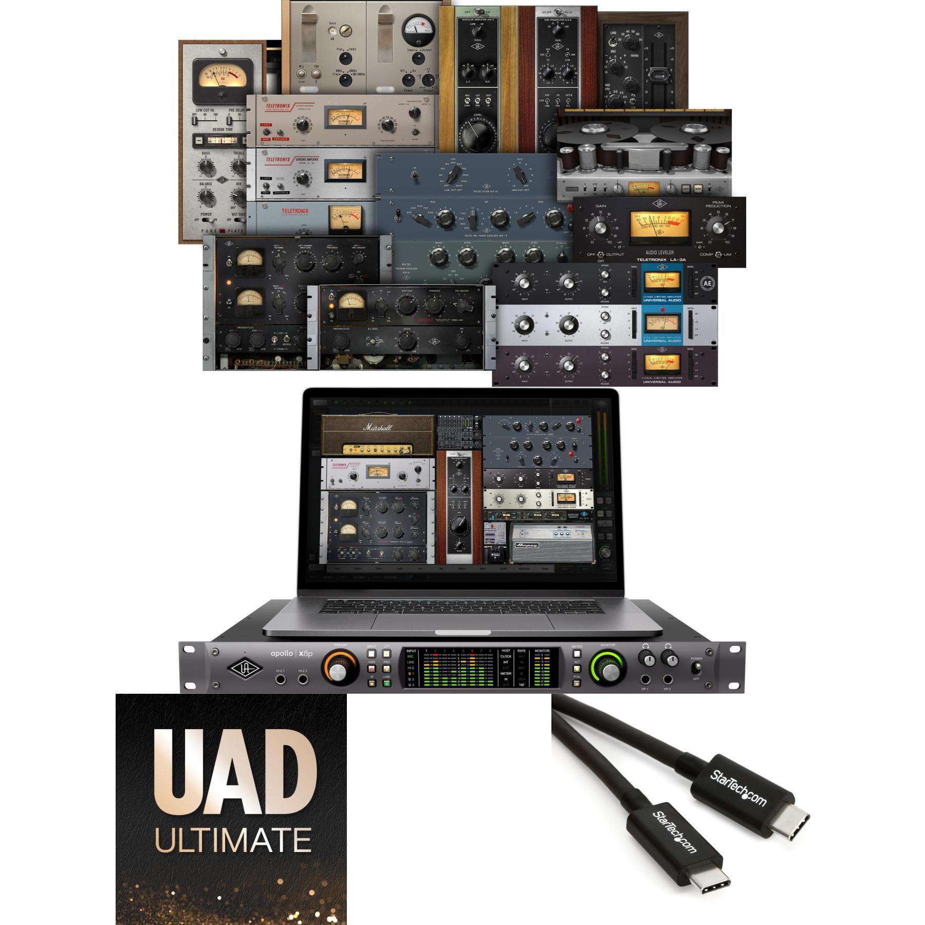 Universal Audio Apollo x8p Heritage Edition 16 x 22 Thunderbolt 3 Audio