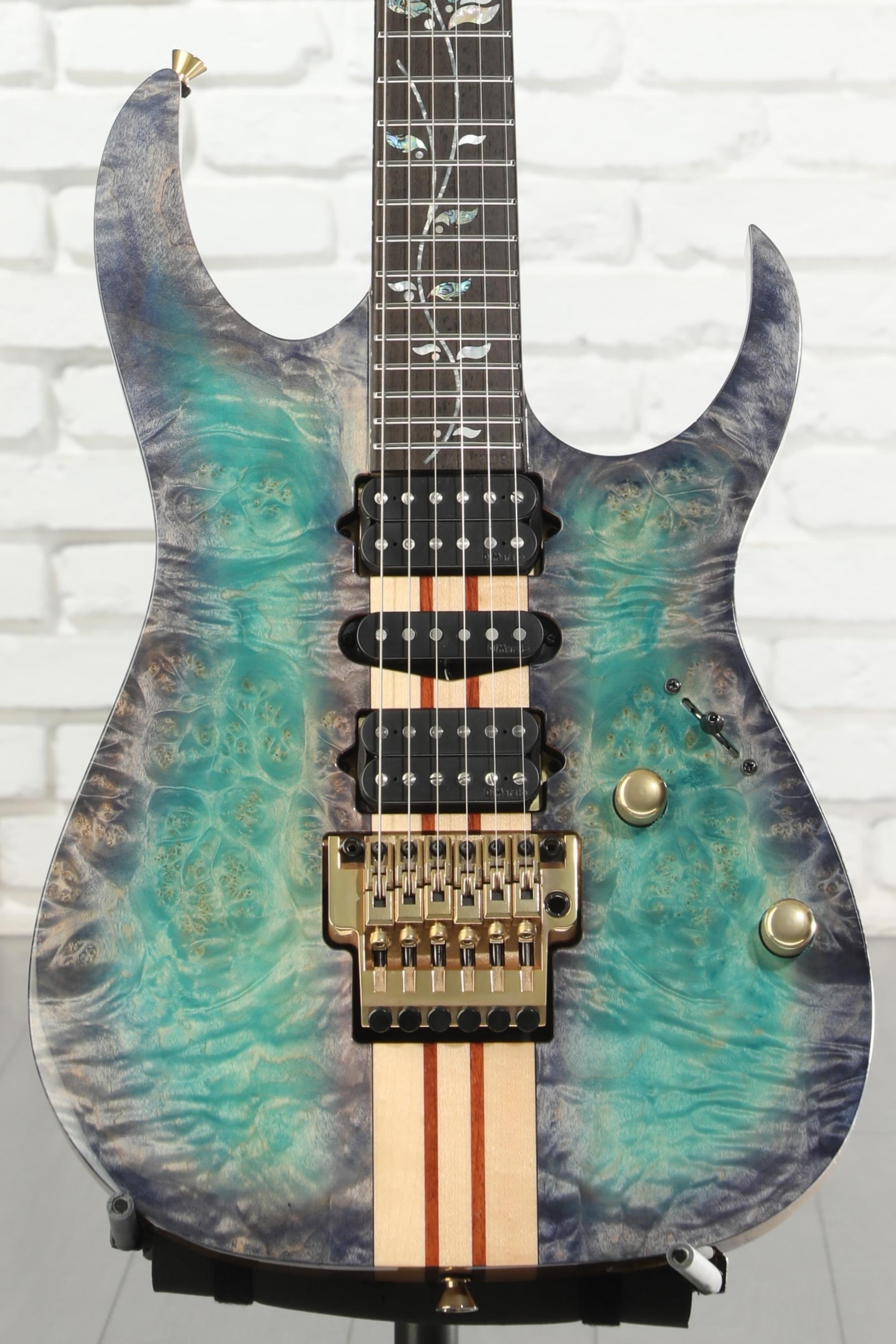 Ibanez Japan Custom Shop Visions IV2RG Electric Guitar - Blue