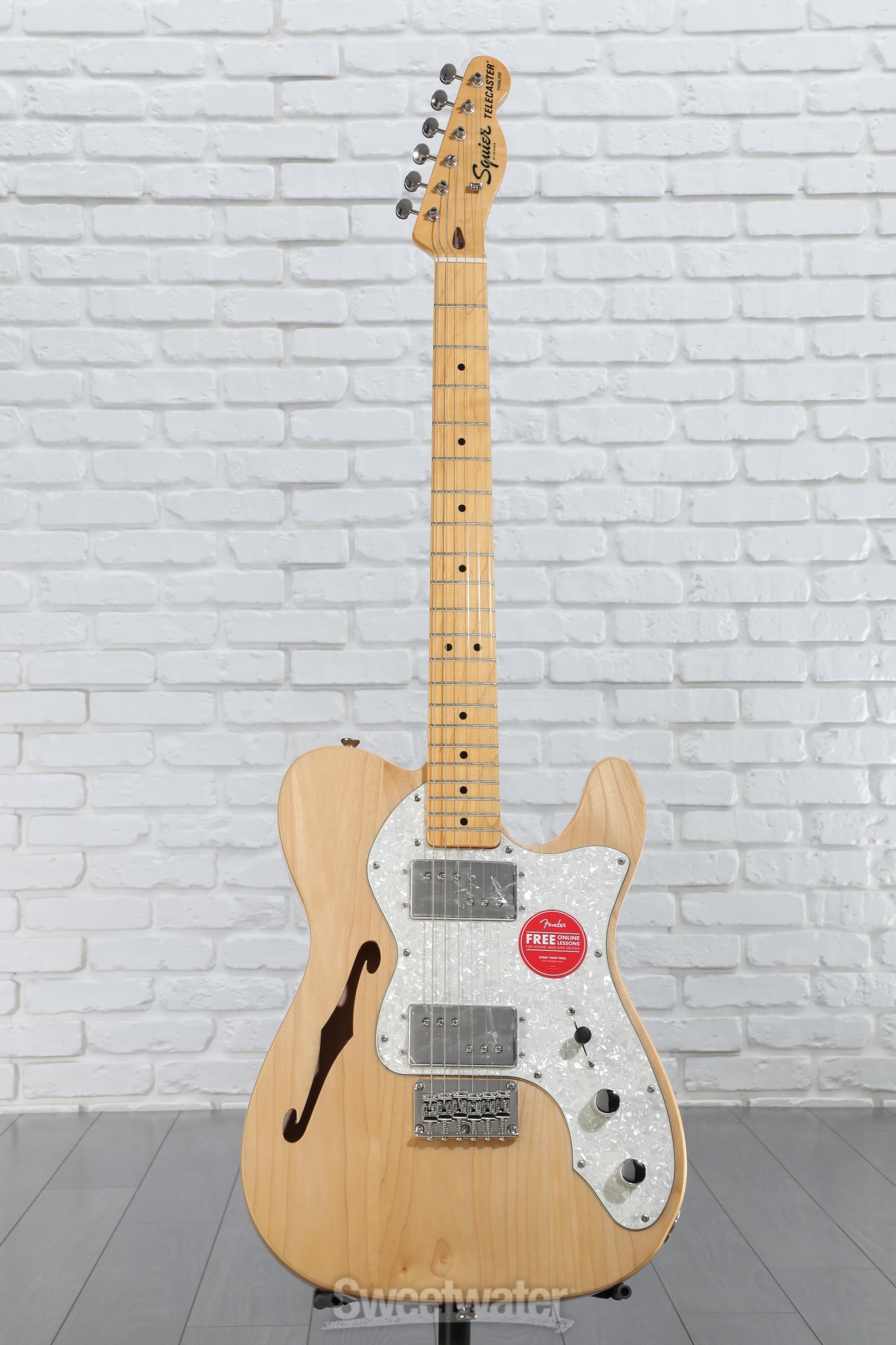 ギター Squier by Fender Telecaster Thinline Squier Classic Vibe '70s Telecaster Thinline - Natural