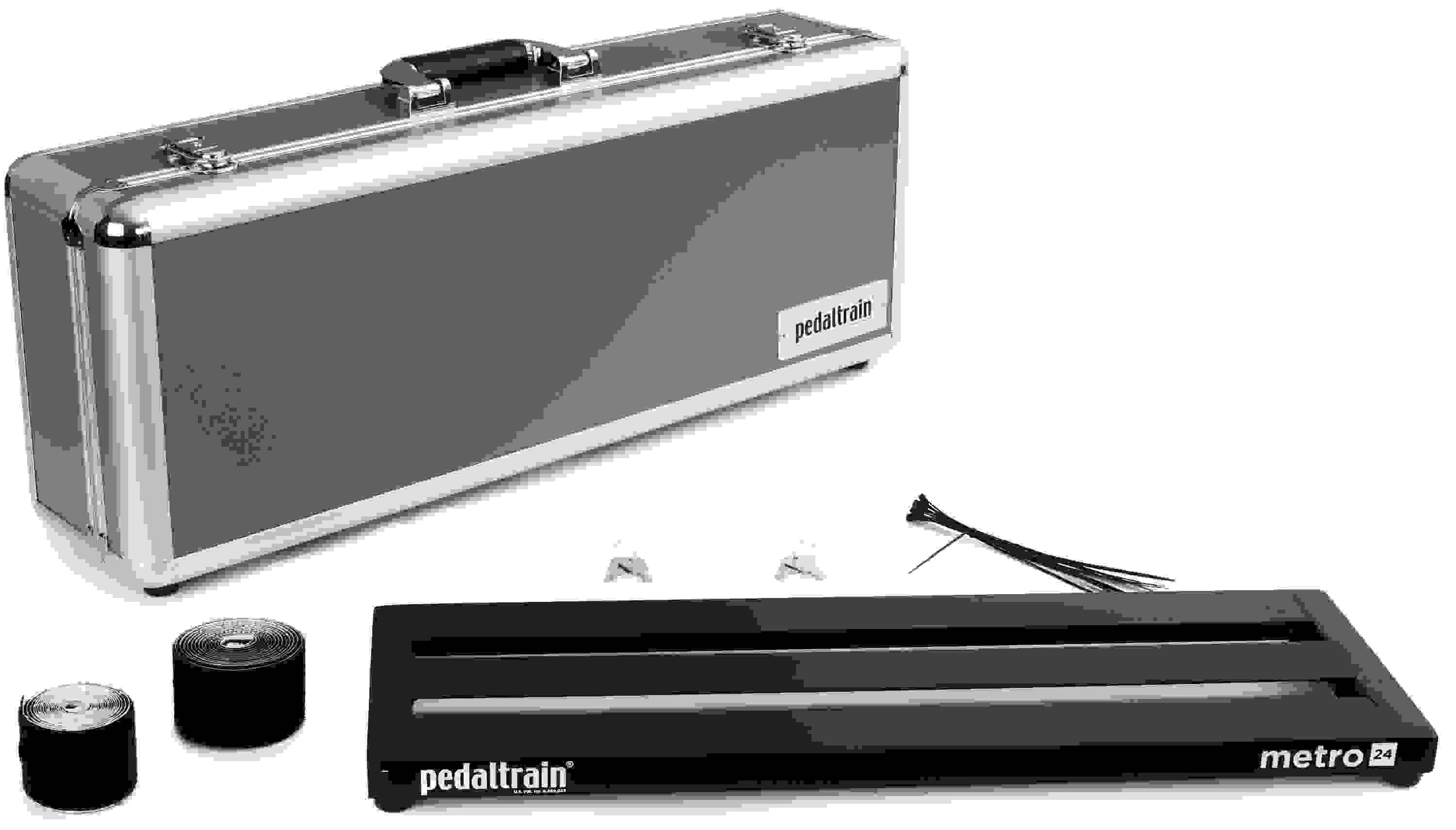 Pedaltrain Metro 24 24-inch x 8-inch Pedalboard with Hard Case