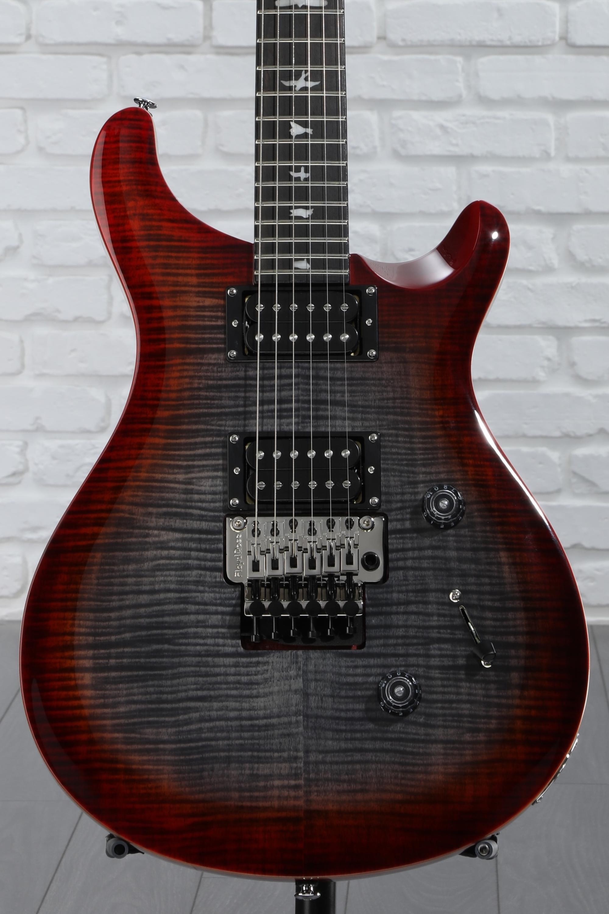 v*s様 PRS SE Custom24 Floyd charcoal burs PRS SE Custom 24 Floyd Electric Guitar - Charcoal Burst