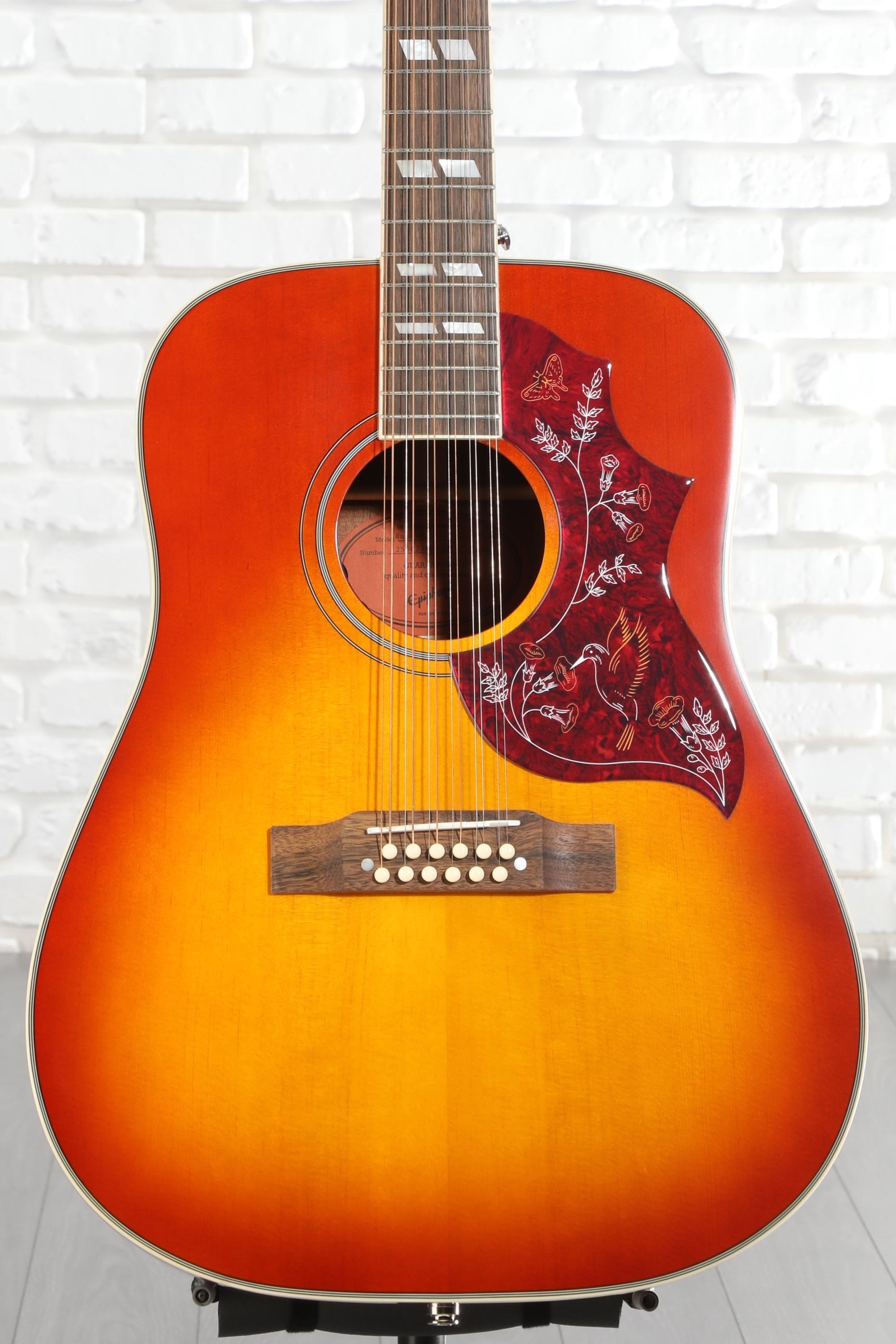 Epiphone Hummingbird 12-string Acoustic-electric Guitar - Aged