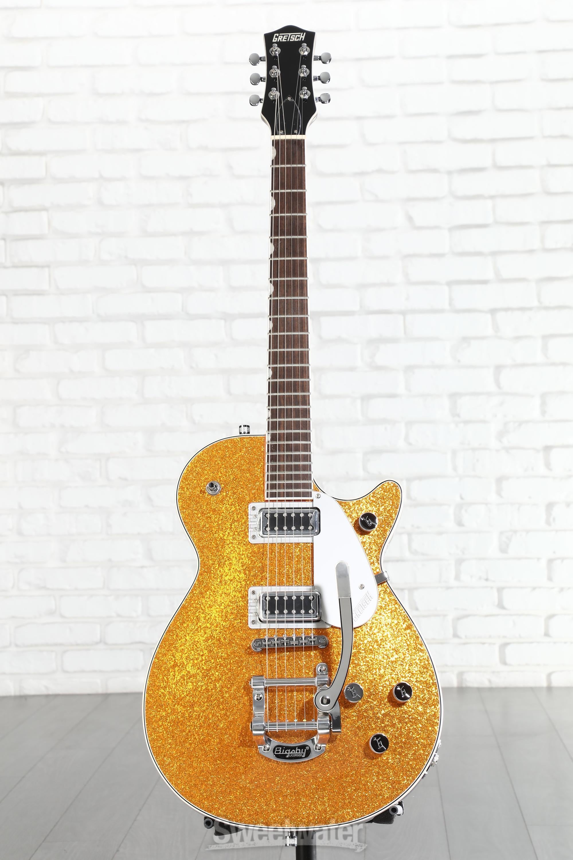 Gretsch Electromatic Jet Electric Guitar - Gold Sparkle | Sweetwater
