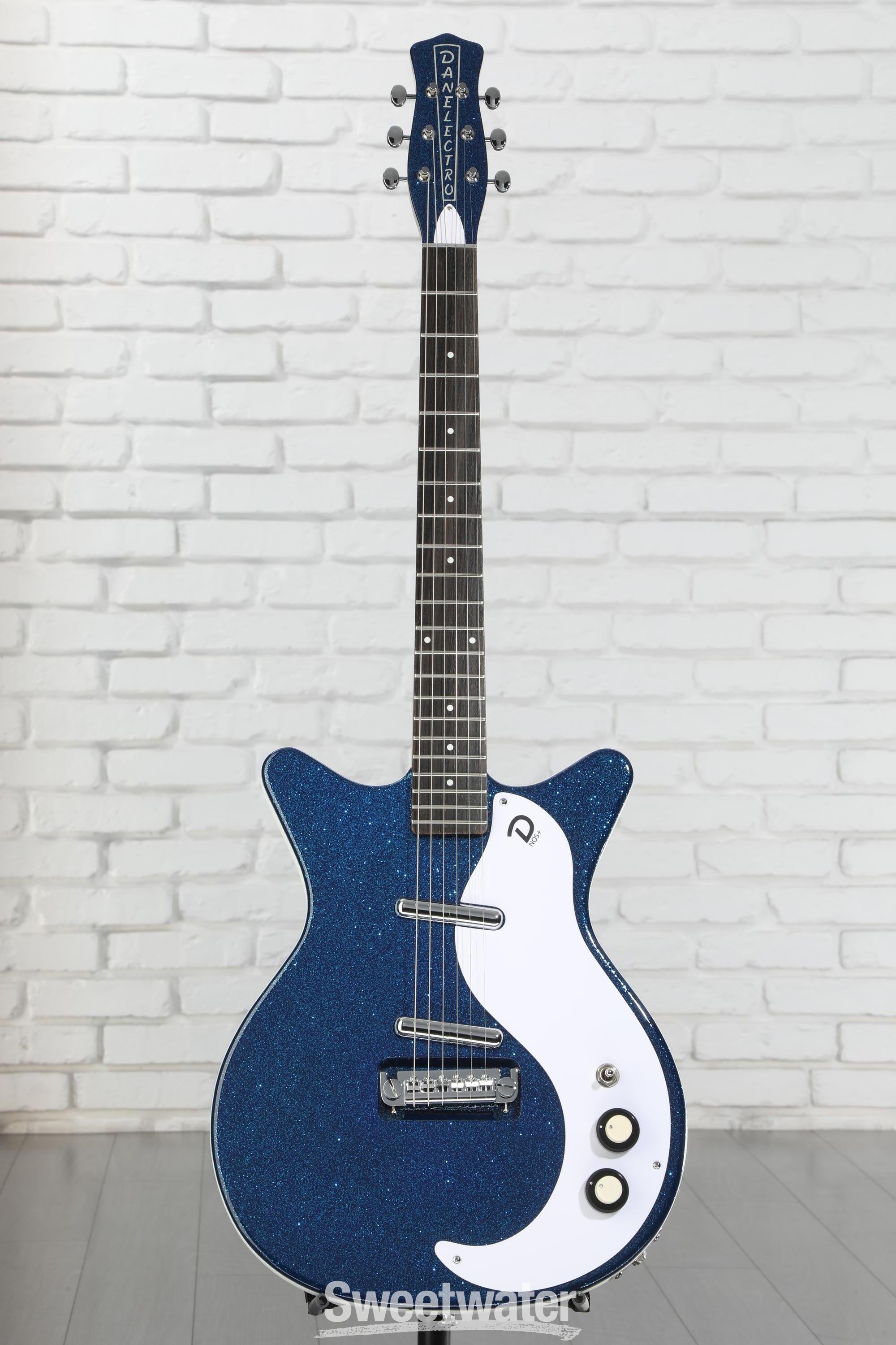 Danelectro 60th Anniversary DC '59 NOS+ Electric Guitar - Deep Blue Metalflake