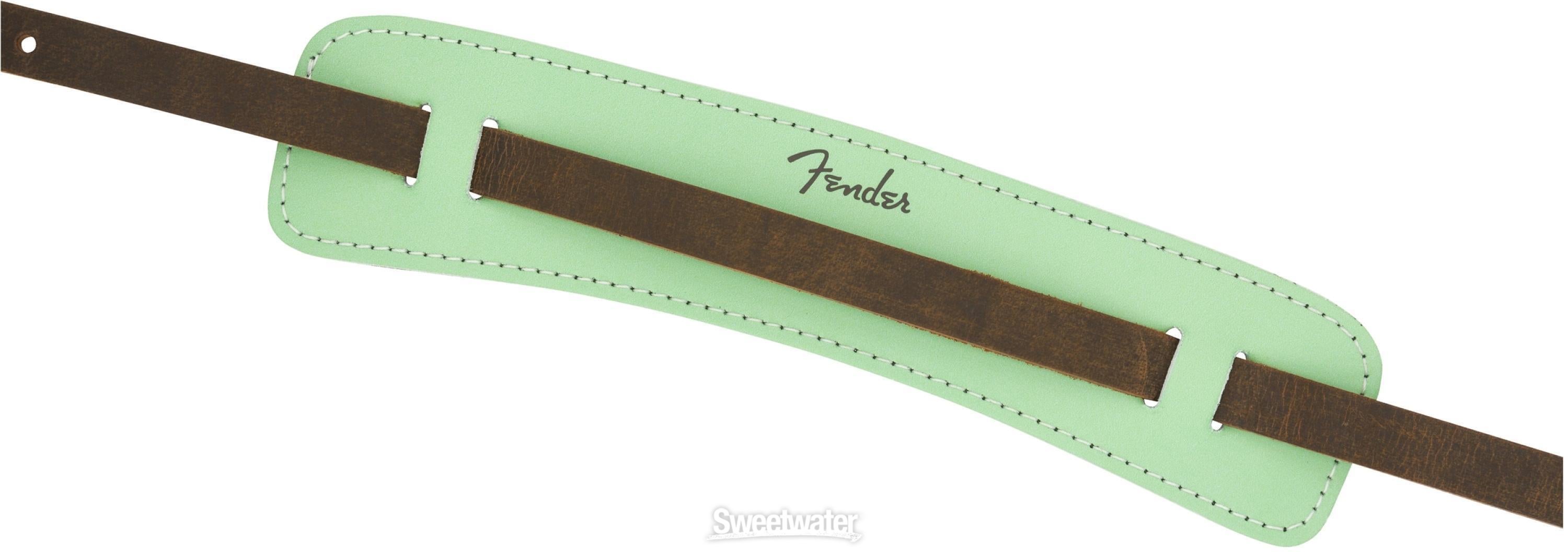 Seafoam green store guitar strap