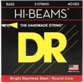 Photo of DR Strings LR5-40 Hi-Beam Stainless Steel Bass Guitar Strings - .040-.120 Light