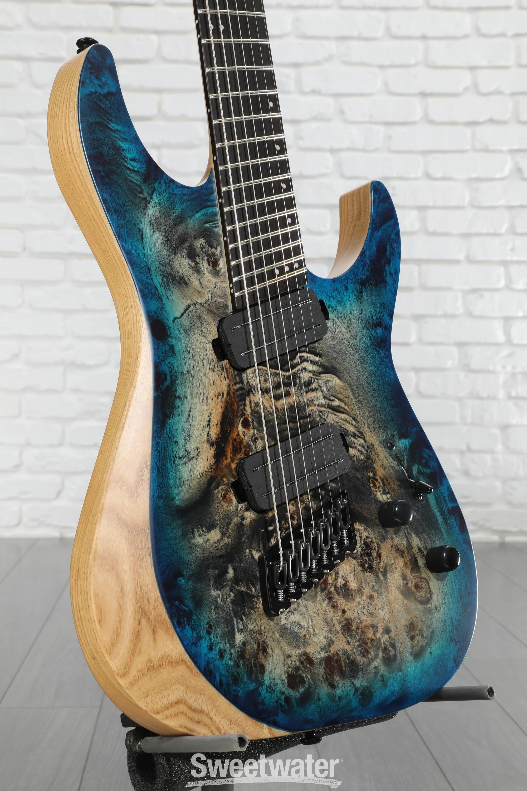 Schecter Reaper-7 Multiscale - Satin Sky Burst | Sweetwater