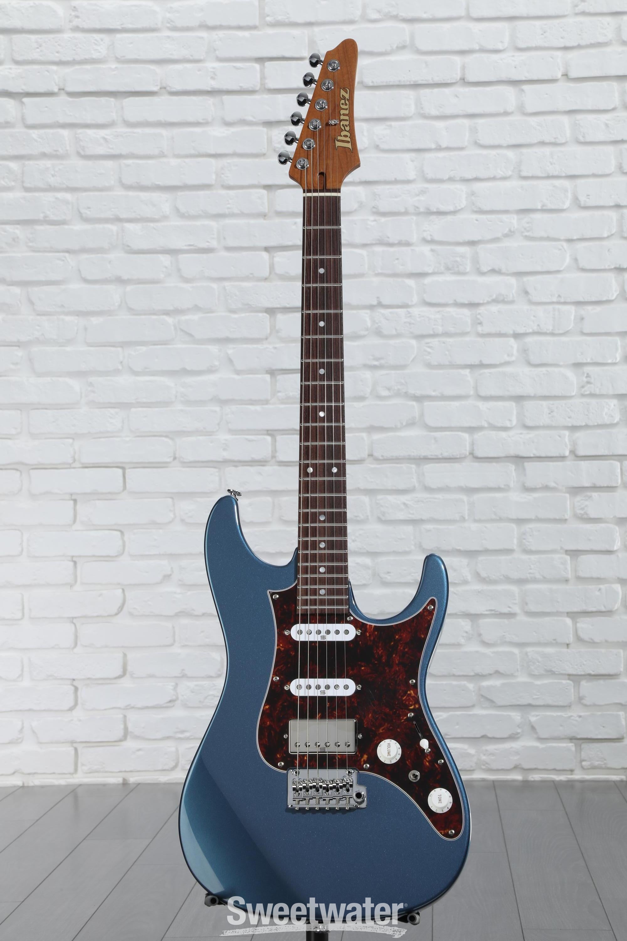 ギター Ibanez Prestige AZ2204N-PBM Ibanez Prestige AZ2204N Electric Guitar - Prussian Blue