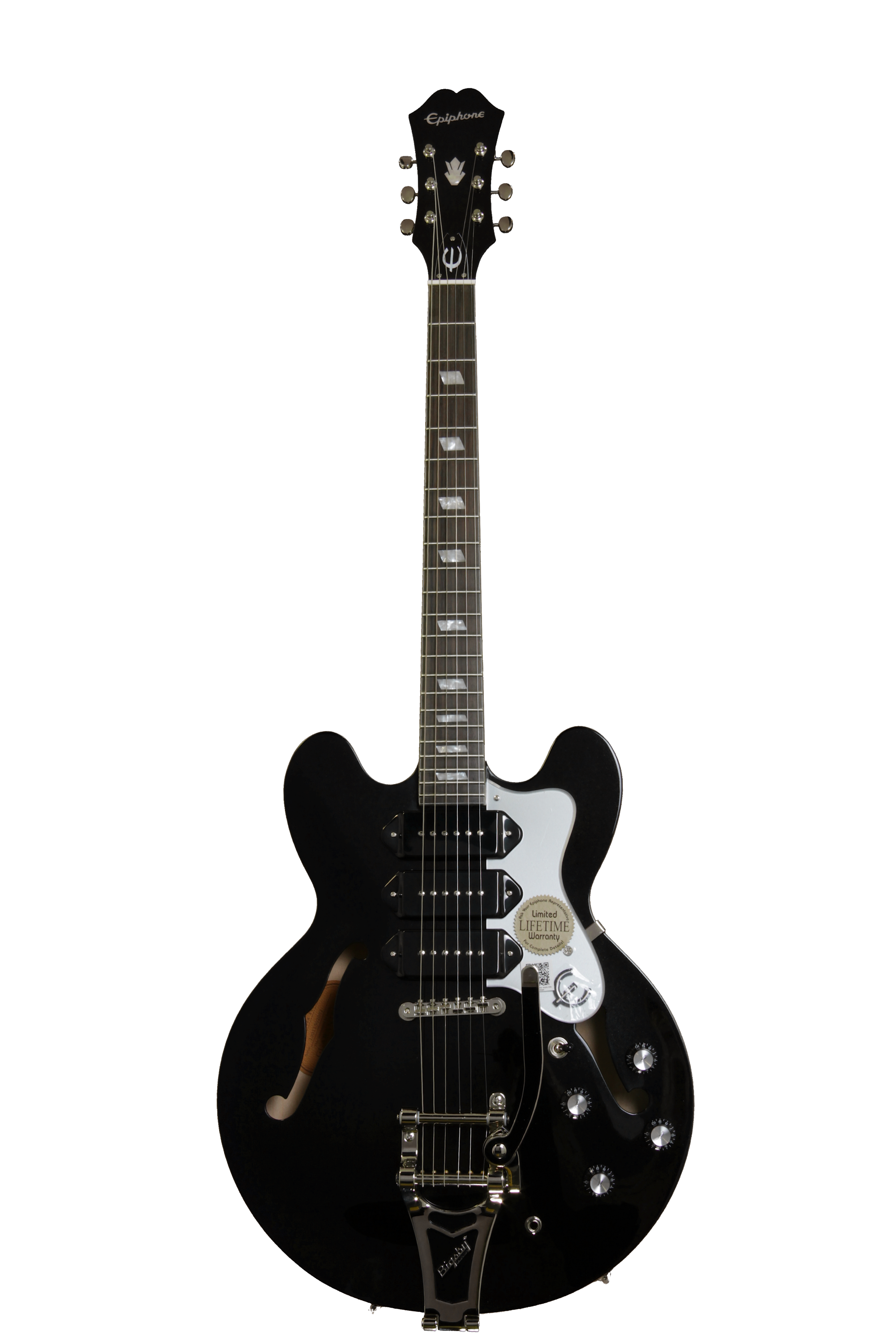 Epiphone Riviera P93 BP ブラック ジャンク Epiphone Riviera Custom P93 LTD - Black Royale | Sweetwater