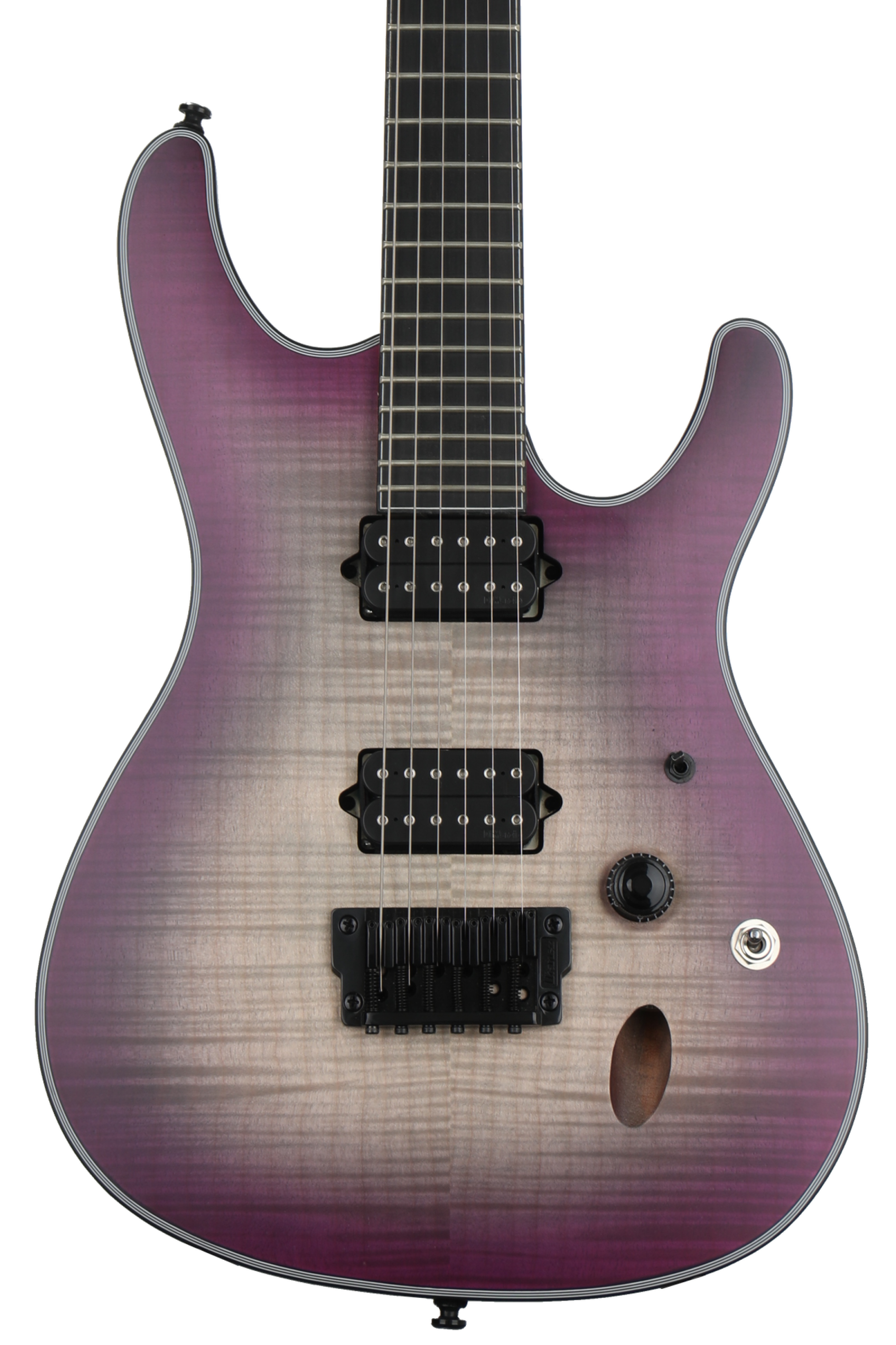 Ibanez S Series Iron Label SIX6FDFM - Purple Space Burst | Sweetwater