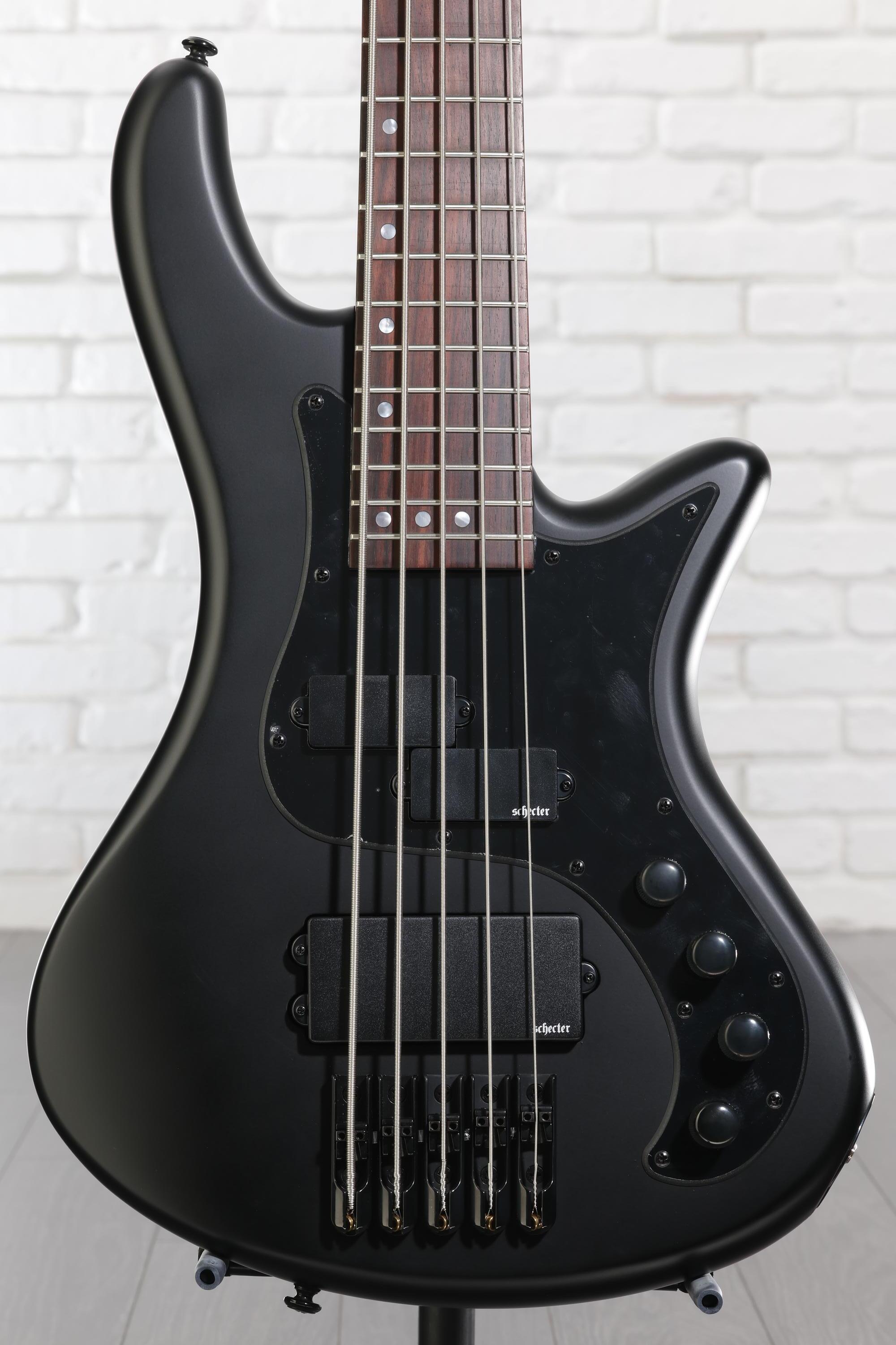 Schecter Stiletto Stealth-5 5-string Electric Bass Guitar - Satin