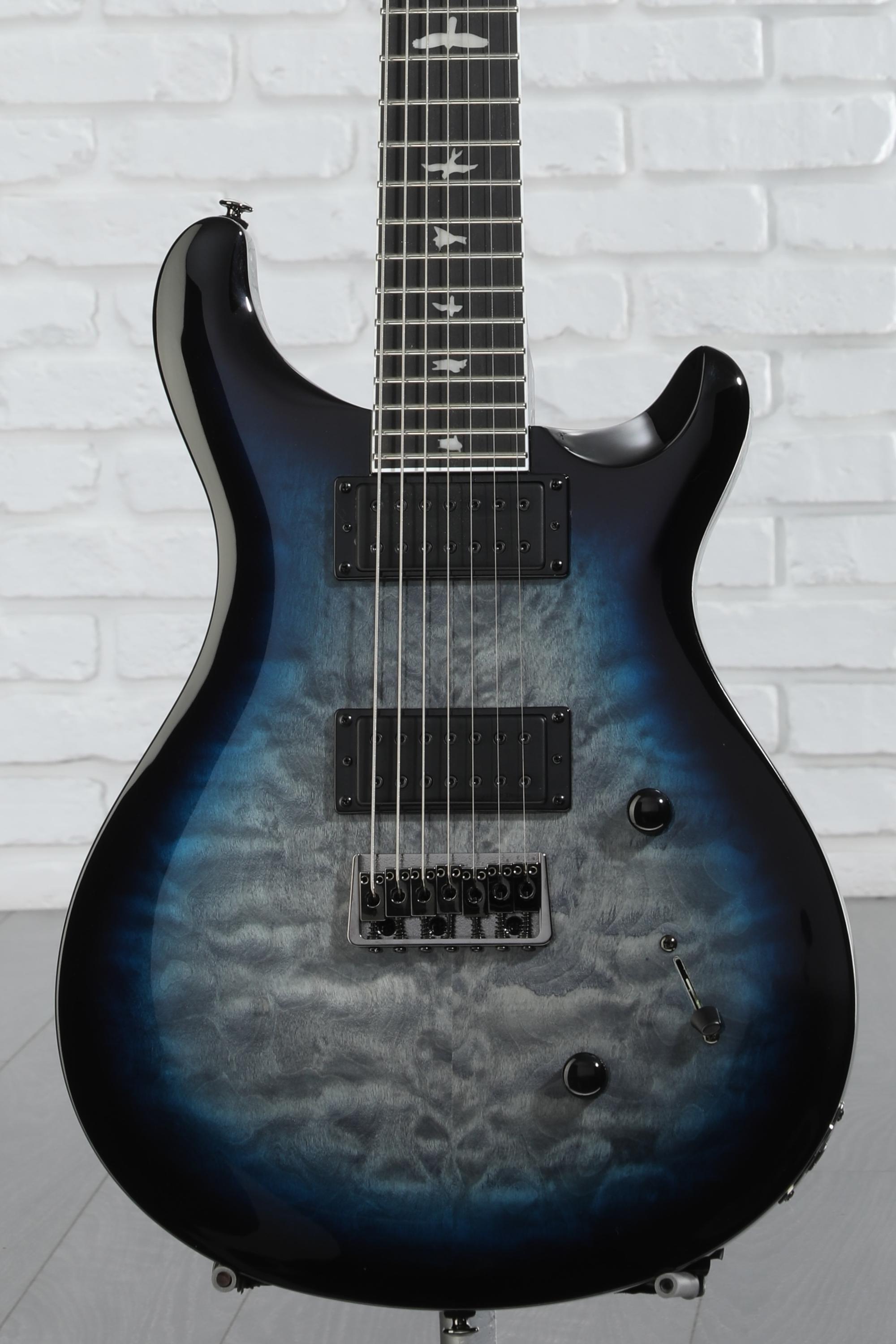 PRS SE Mark Holcomb SVN Holcomb Blue Burst 7 String