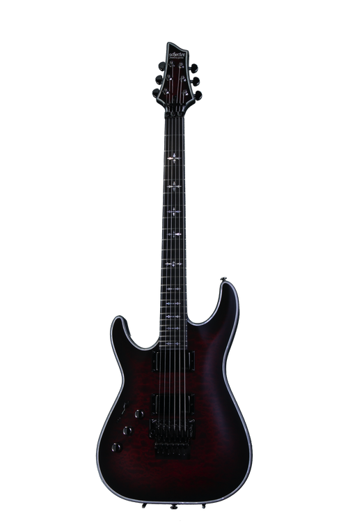 Schecter Hellraiser Extreme C-1 FR - Crimson Red Burst Satin, MF