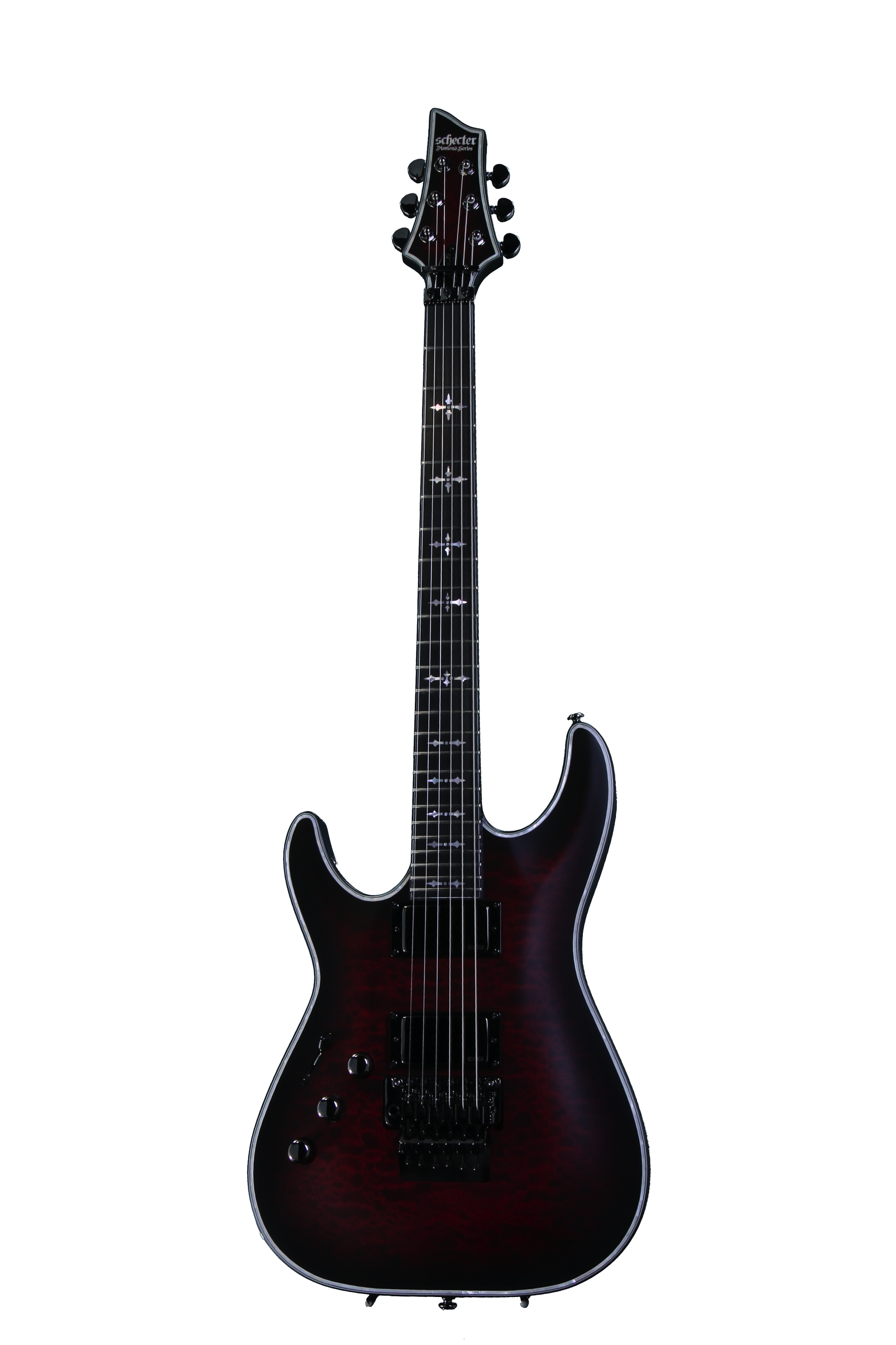 Schecter Hellraiser Extreme C-1 FR - Crimson Red Burst Satin, MF