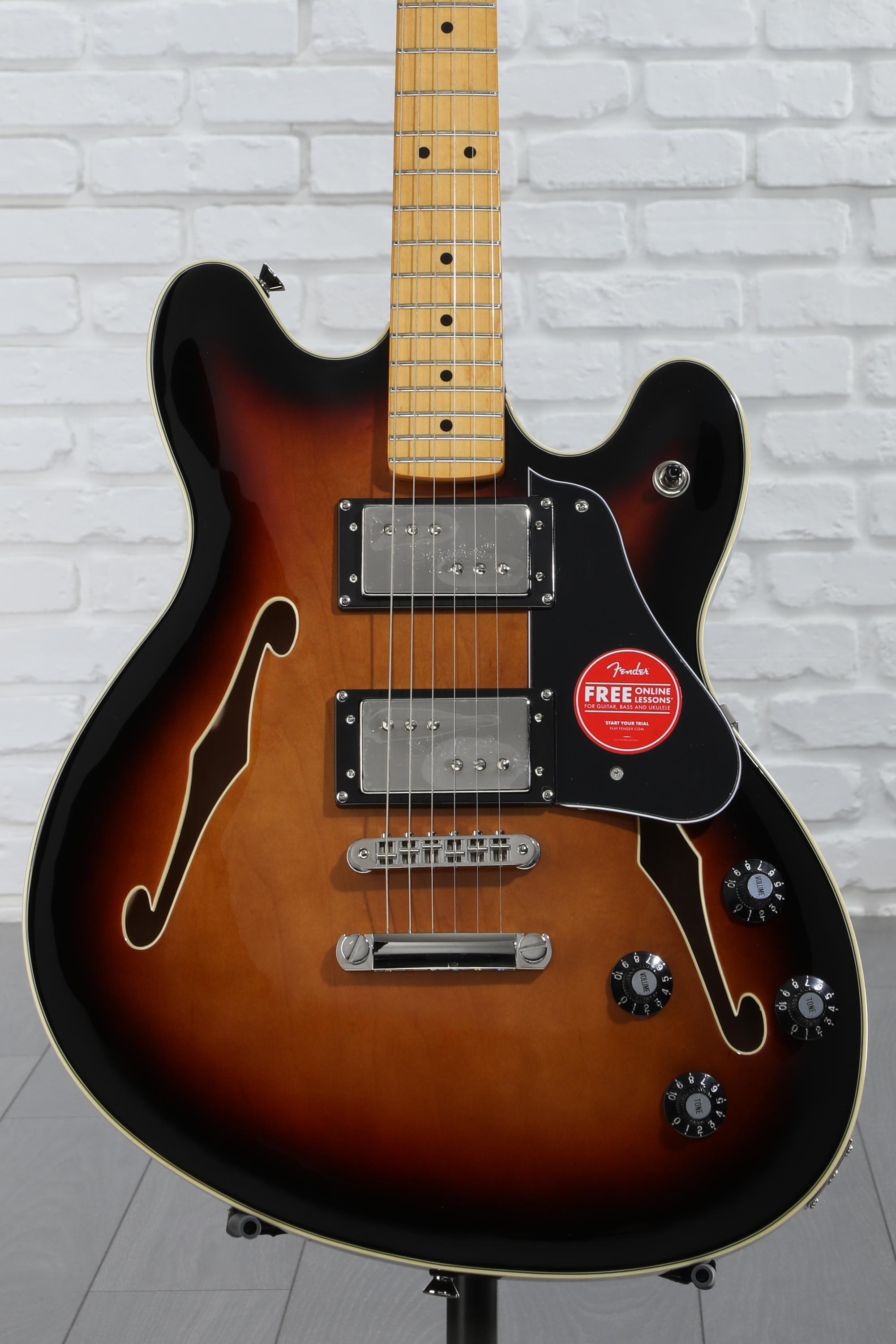 SQUIER STARCASTER 3sunburstで未使用に近い美品です。 SQUIER CV STARCASTER MN 3TS – Motor City Guitar