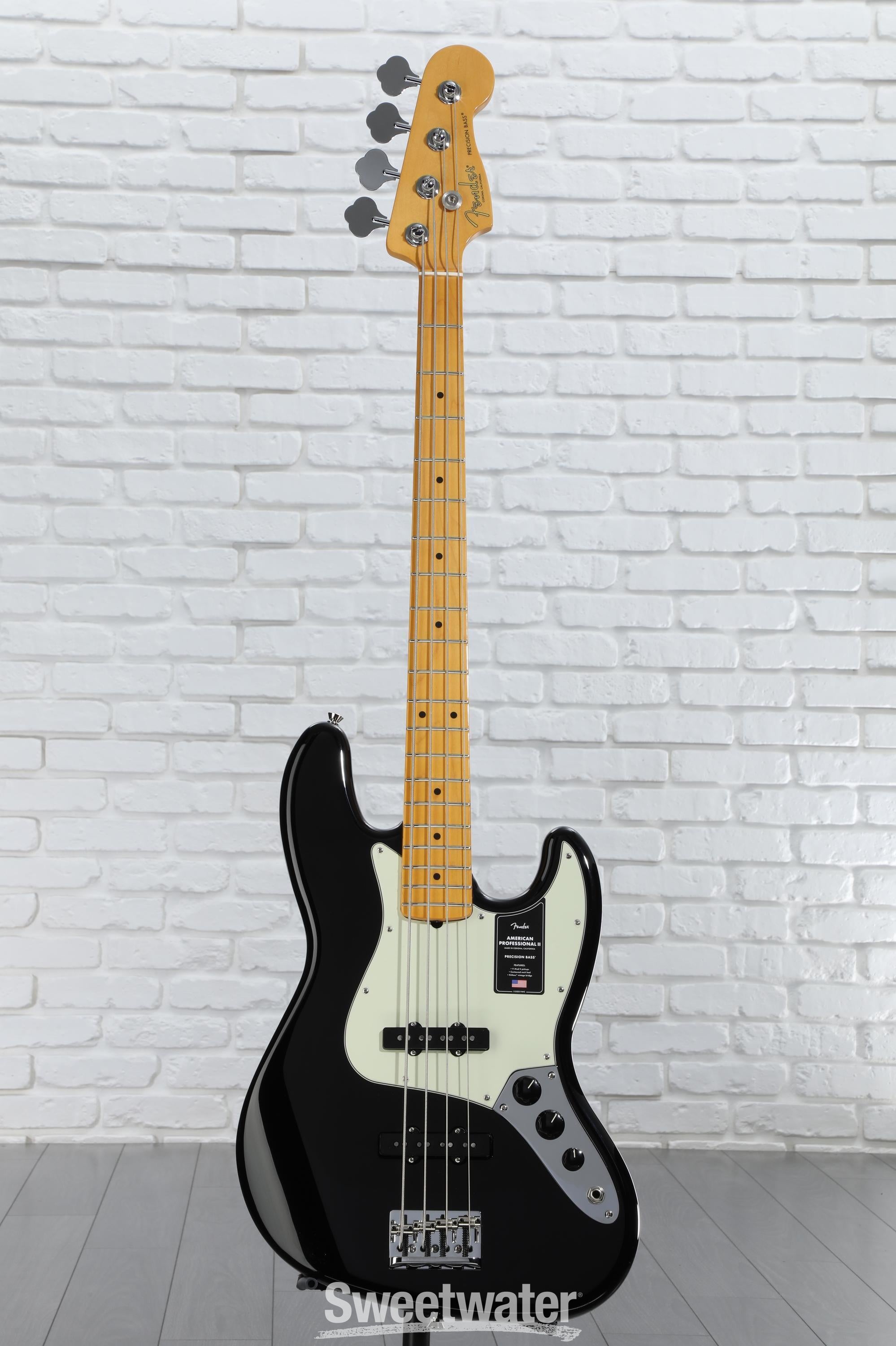 ベース American Professional II Precision Bass Fender American Professional II Precision Bass - Black with