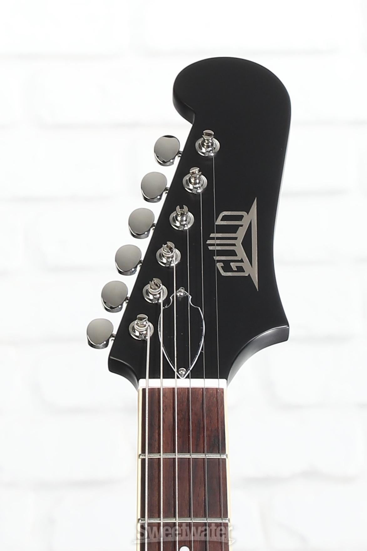 Guild Starfire I Jet 90 Electric Guitar - Satin Black | Sweetwater