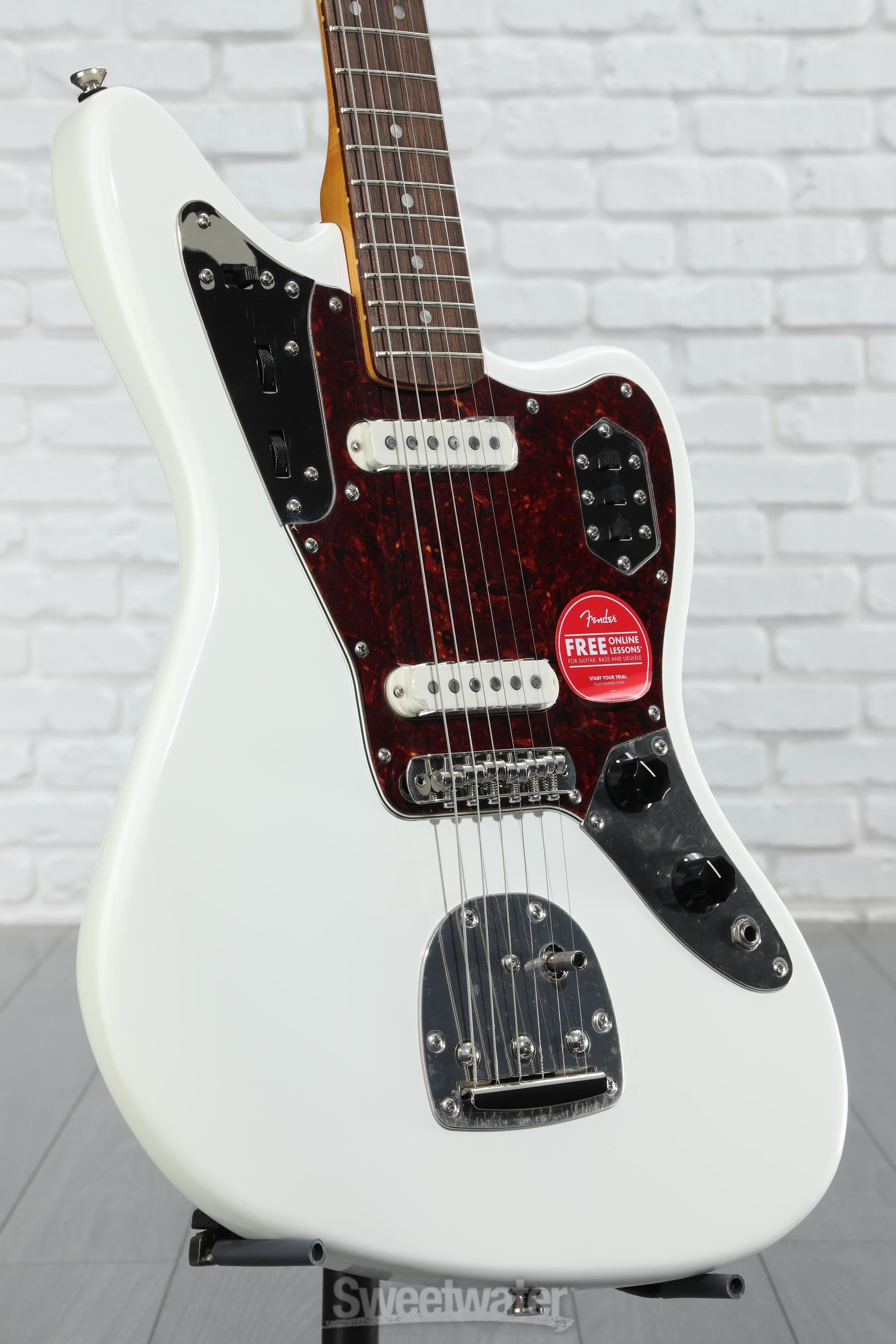 セブンイレブン 冬ギフト カタログ Squier Classic Vibe '60s Jaguar Electric Guitar - Olympic ギター