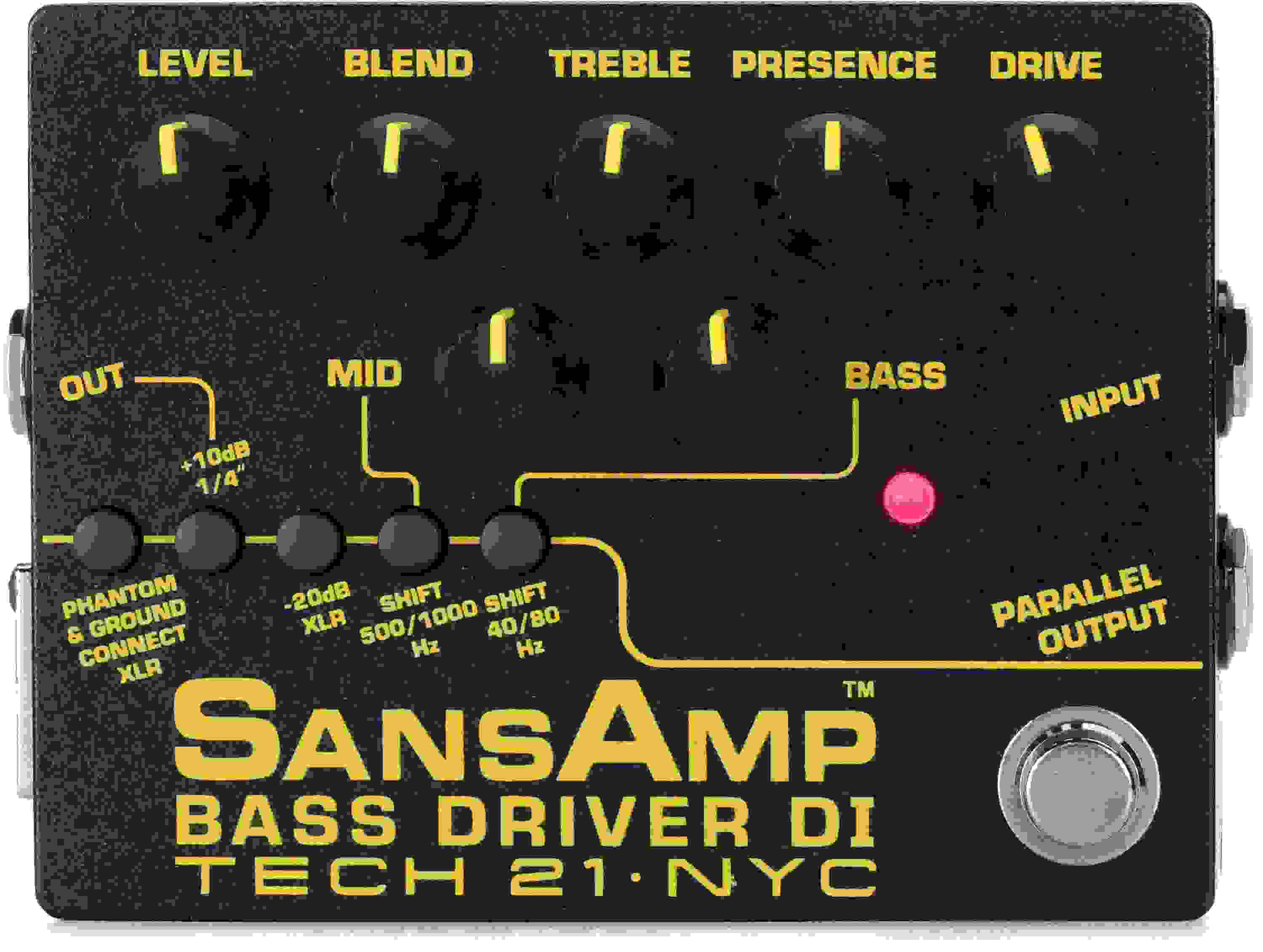 Tech 21 SansAmp Bass Driver DI V2 Pedal