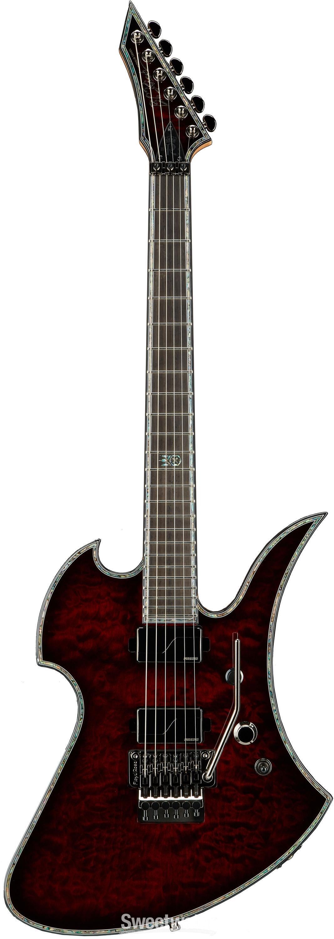 B.C. Rich Mockingbird Extreme Exotic with Floyd Rose Electric Guitar