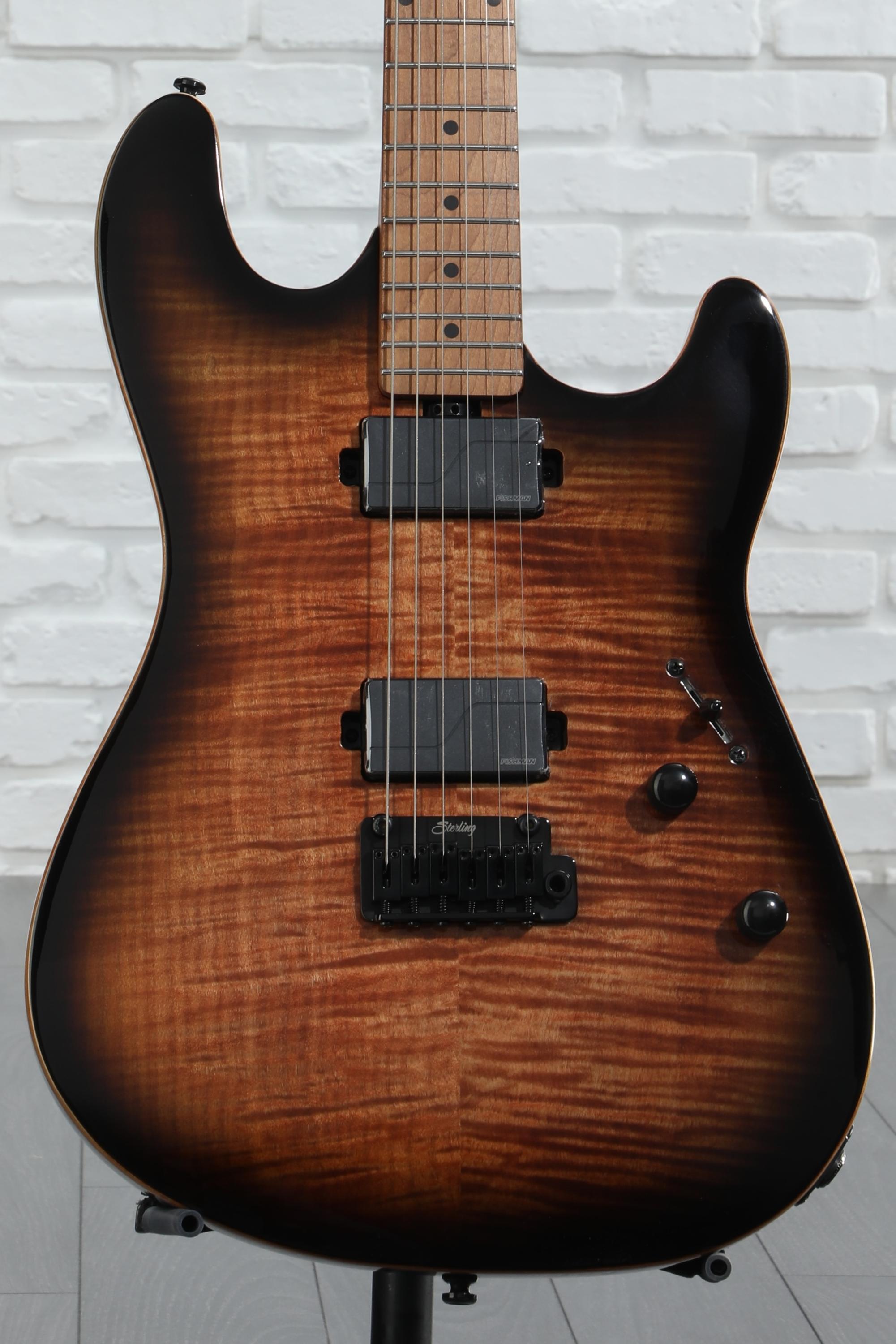 Sterling By Music Man Sabre Electric Guitar - Cobra Burst