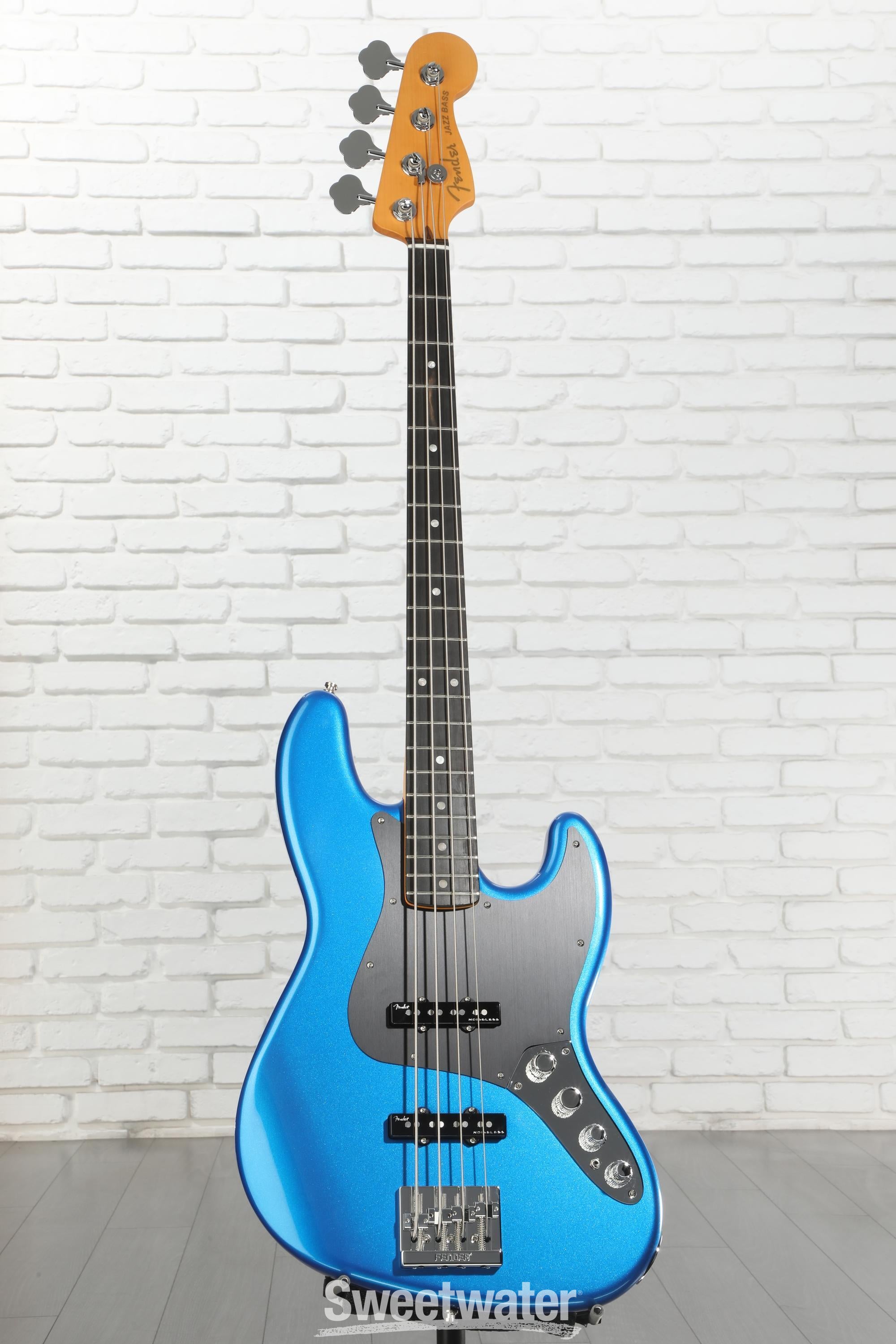 Fender American Ultra II Jazz Bass - Noble Blue, Ebony Fingerboard