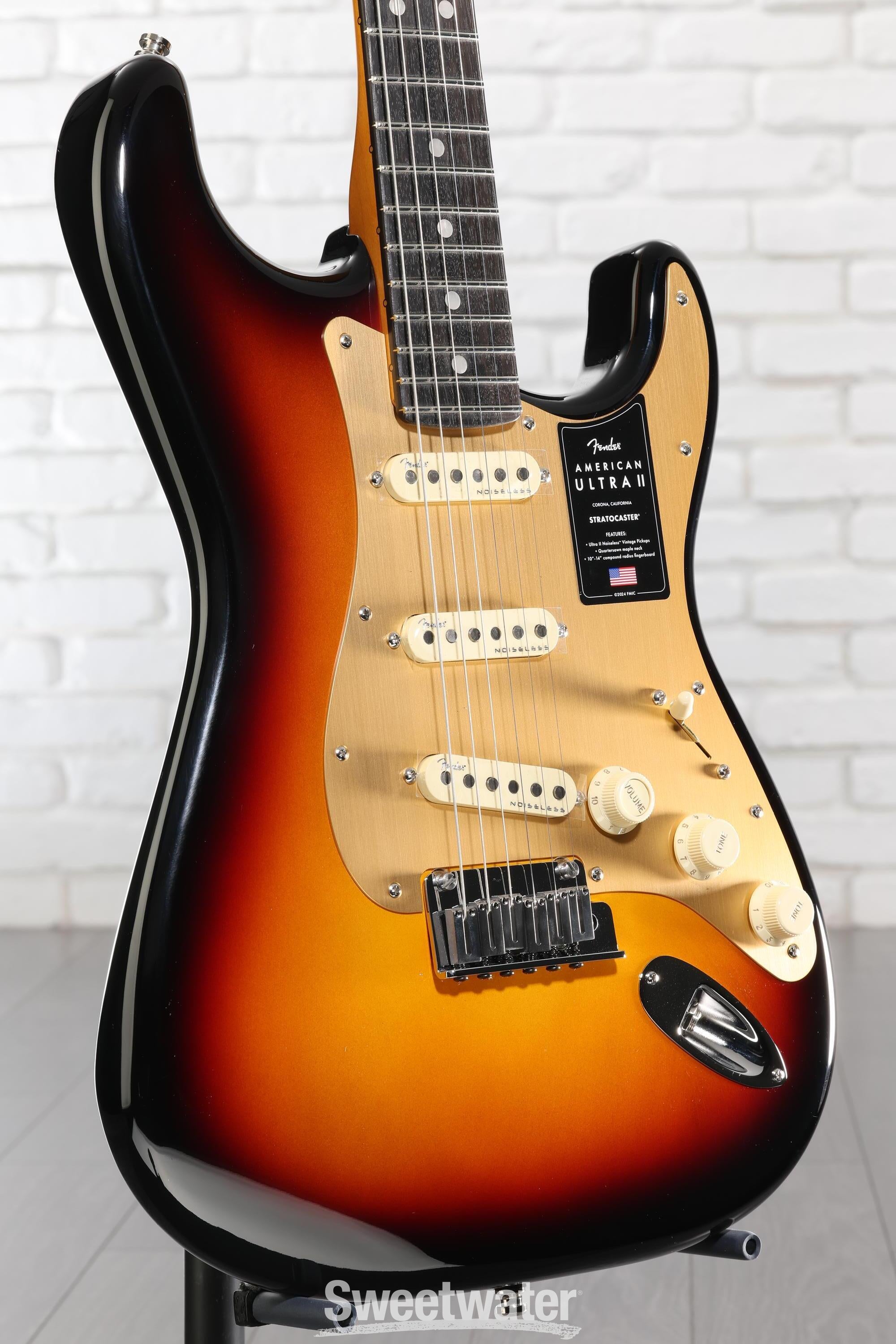 Fender American Ultra II Stratocaster Electric Guitar - Ultraburst