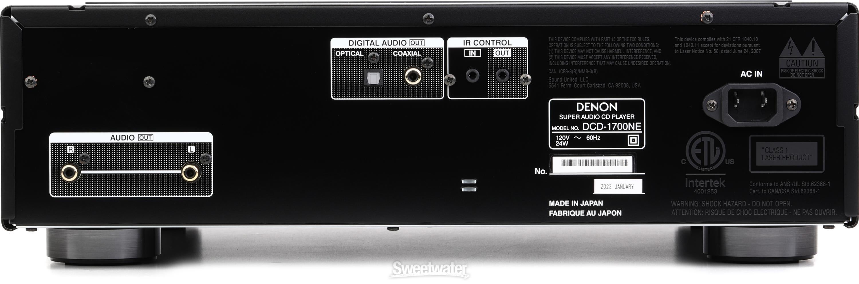 DENON/SACDプレーヤー/DCD-1700NE/DCCN022401133/ABランク/62【中古】 DENON DENON/SACDプレーヤー/DCD-1700NE/DCCN022401133/ABランク
