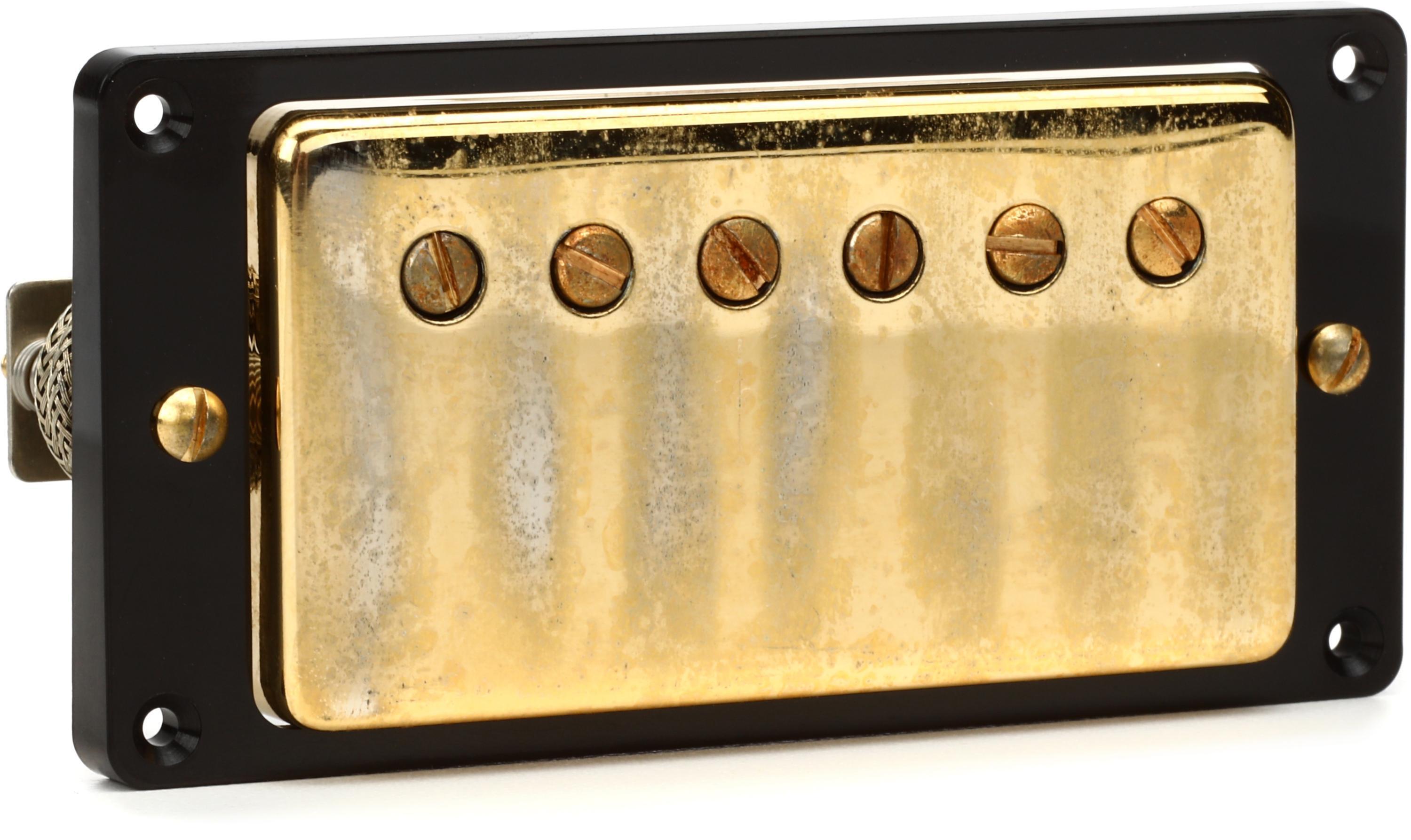 Humbucker　Cover　Gold　Sweetwater　Pickup　Aged　Antiquity　Duncan　Seymour　Neck