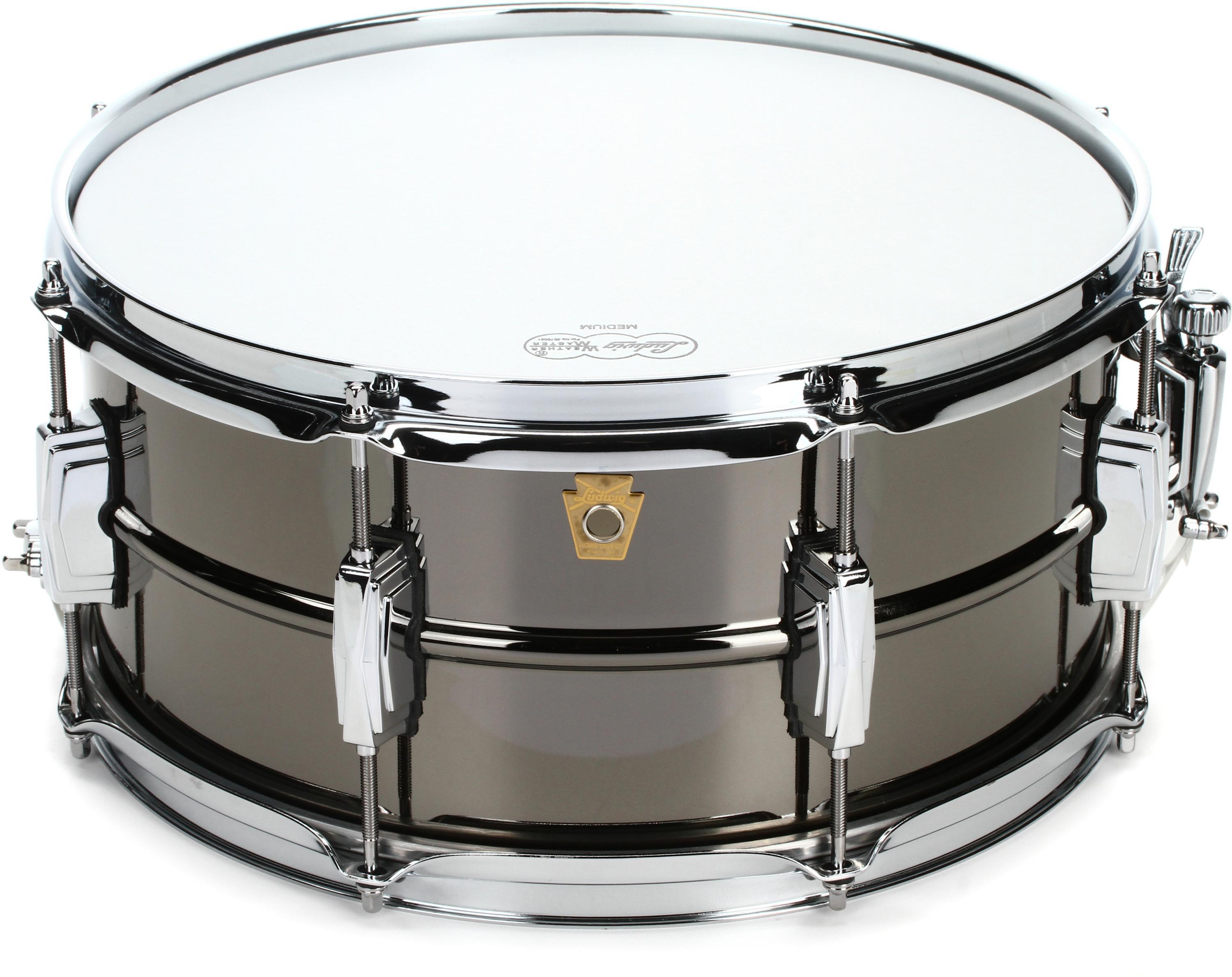Ludwig Black Beauty Snare Drum - 6.5 x 14-inch - Black Nickel with 8-Lugs