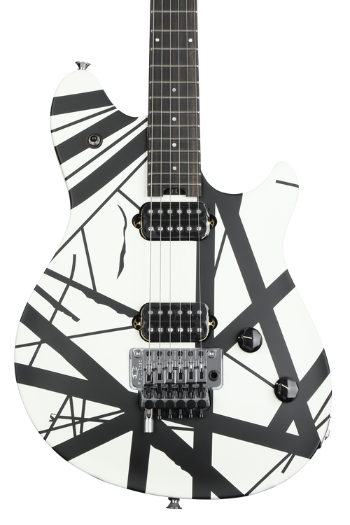 EVH Wolfgang Special Electric Guitar - Satin Striped Black/White