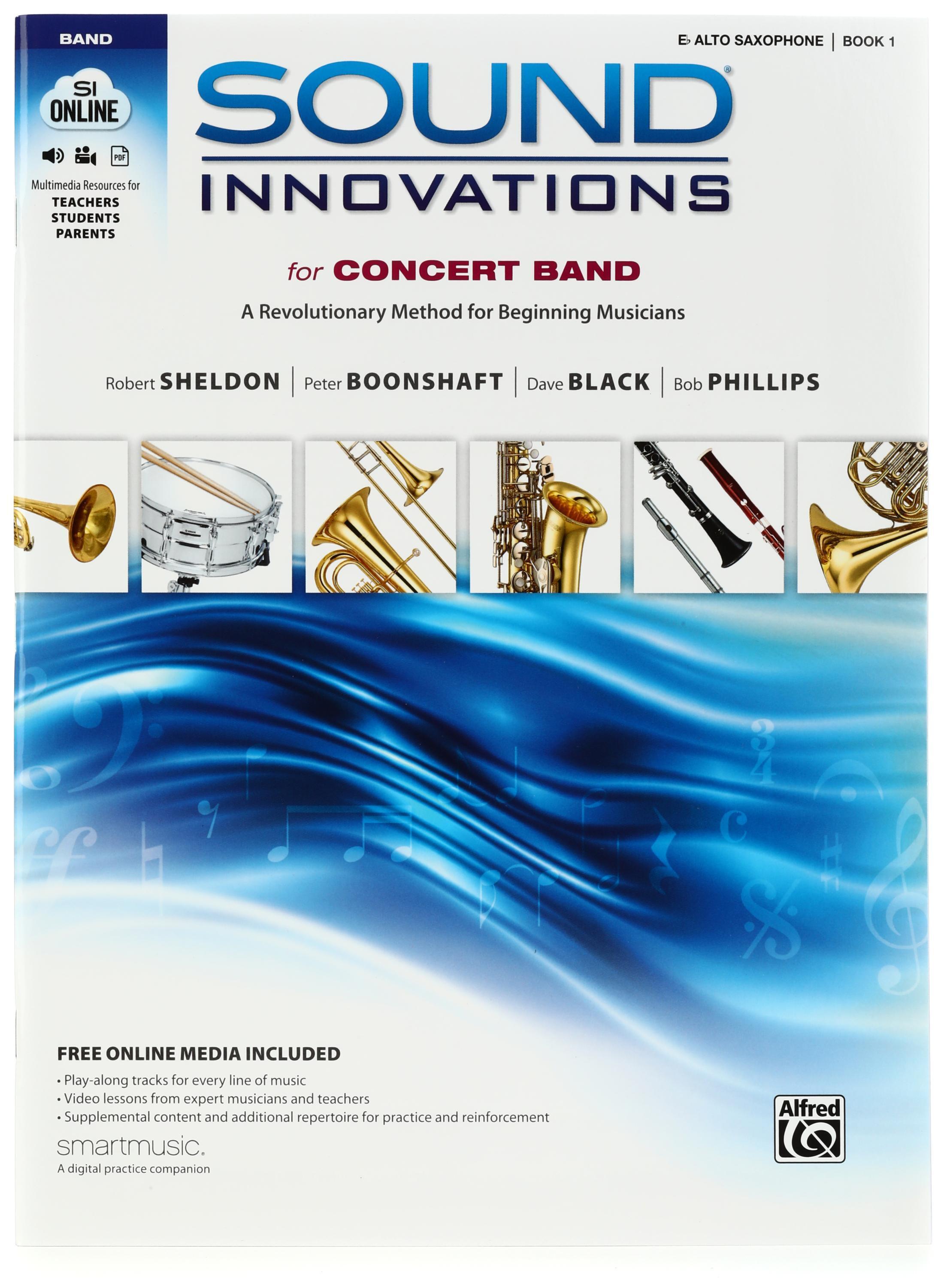 Book　Concert　Alfred　Band　Saxophone　Innovations　Sound　Alto　for　Sweetwater