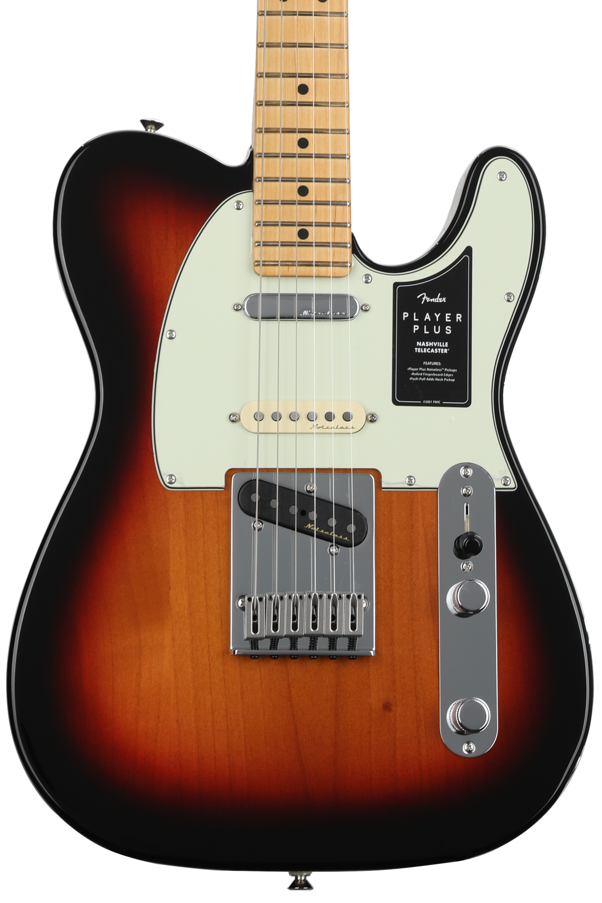 【激レア3PU】Fender Nashville Telecaster Fender Player Plus Nashville Telecaster - 3-tone Sunburst