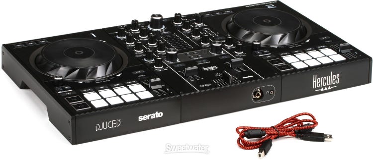 Hercules DJ Control Inpulse 200 MK2 DJ Mixer Black AMS-DJC-INPULSE-200-MK2  - Best Buy