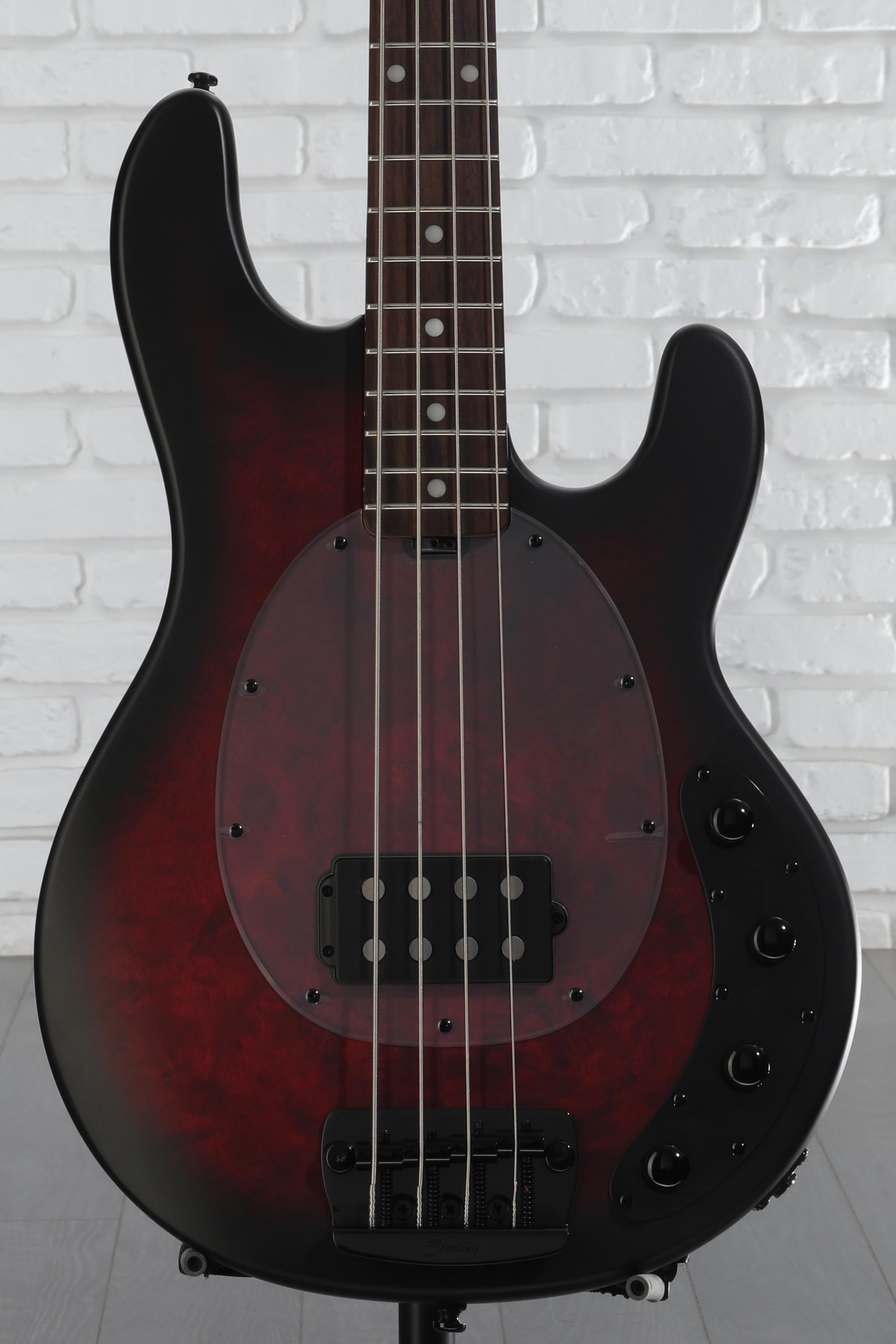 Sterling By Music Man StingRay RAY34 Bass Guitar - Dark