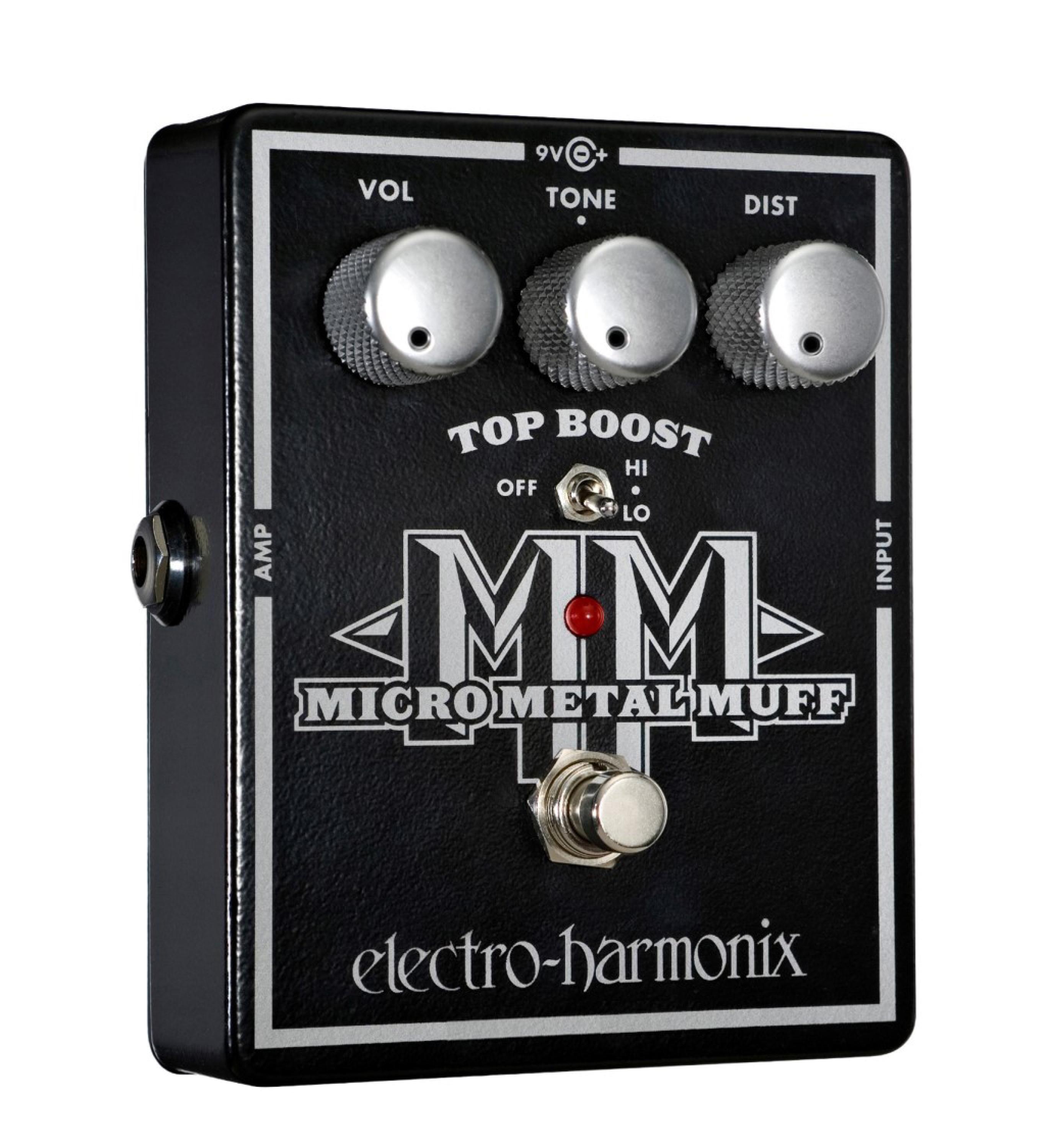 状態綺麗✨ メタルマフ harmonix MICRO L MUFF Electro-Harmonix Micro Metal Muff Distortion Pedal with Top Boost