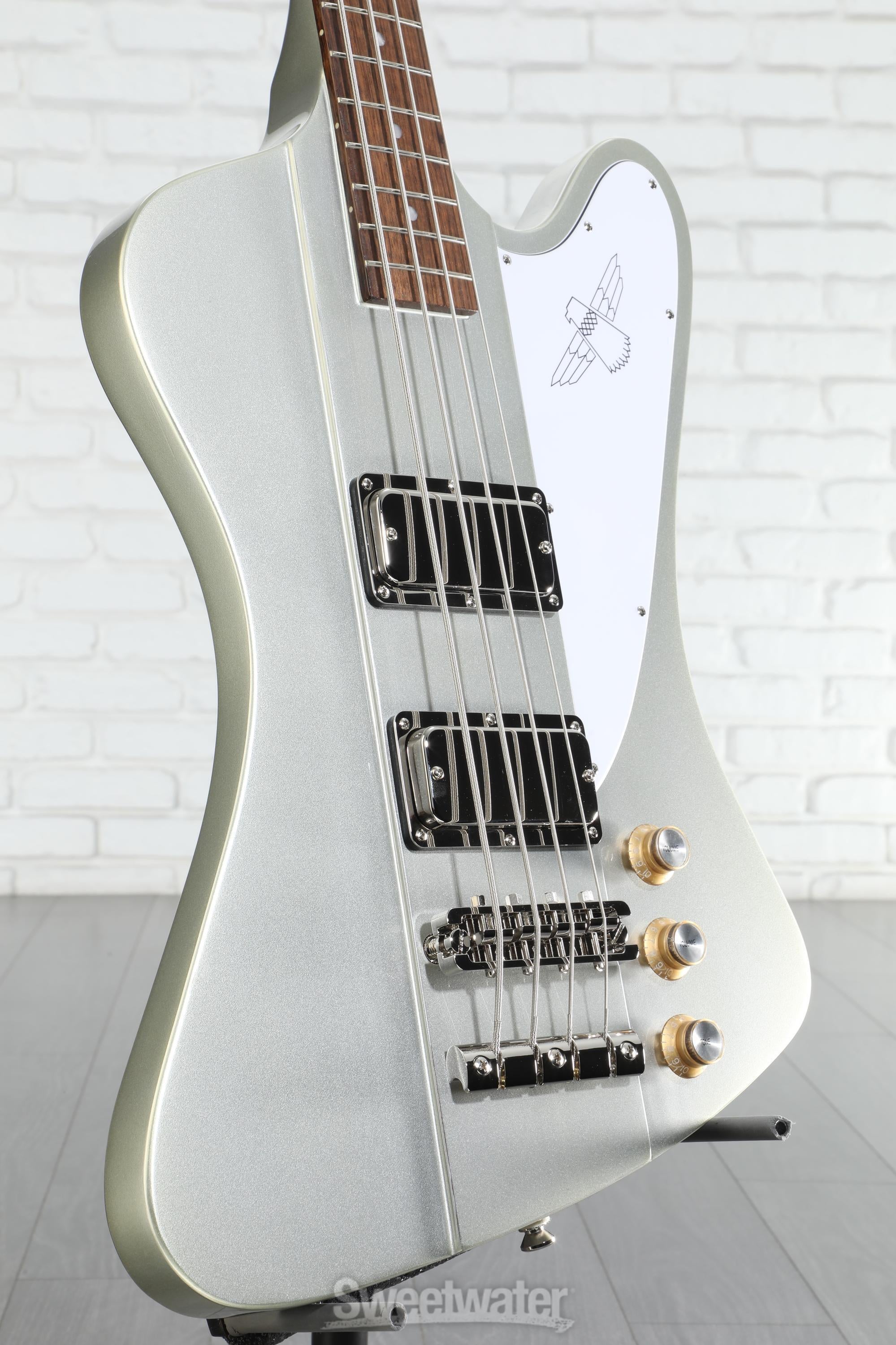 Epiphone Thunderbird '64 Bass Guitar - Silver Mist | Sweetwater