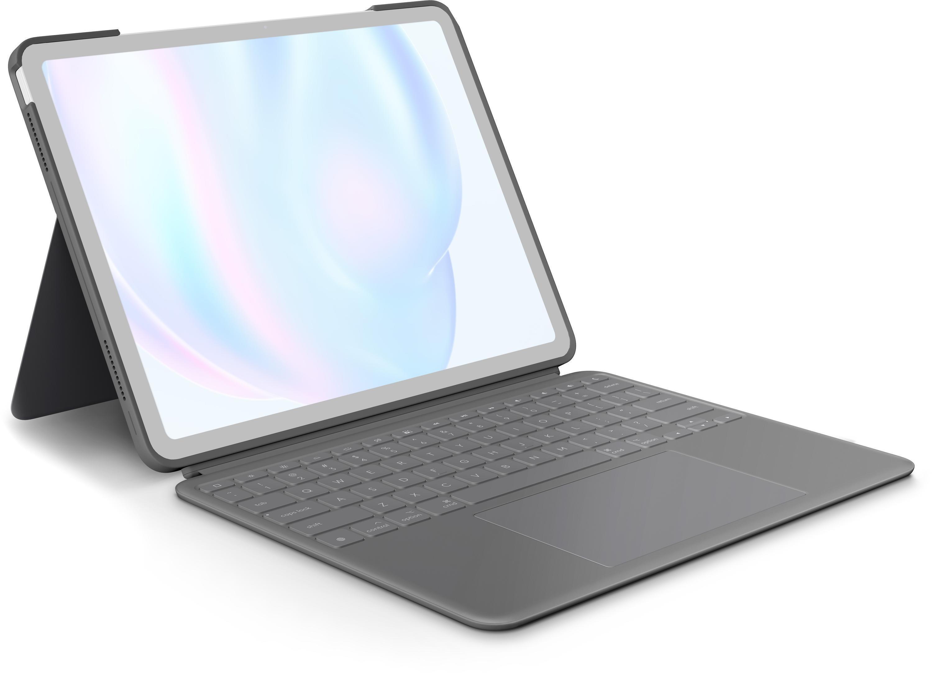 Logitech Combo Touch for 13-inch iPad Air - Gray | Sweetwater