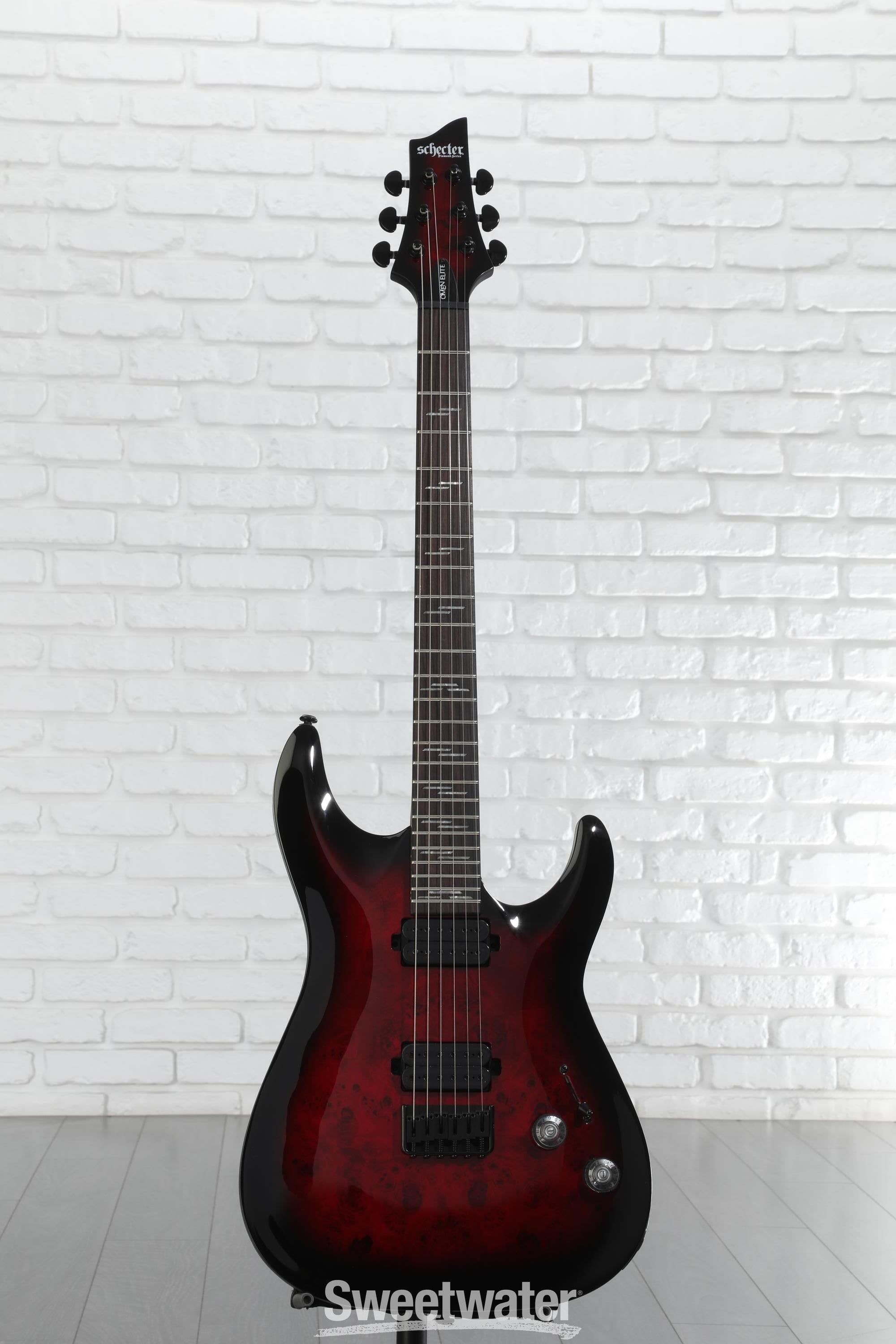 Schecter OMEN6 ソフトケース付き Amazon | Schecter シェクター OMEN-6 6弦 エレキギター, Black