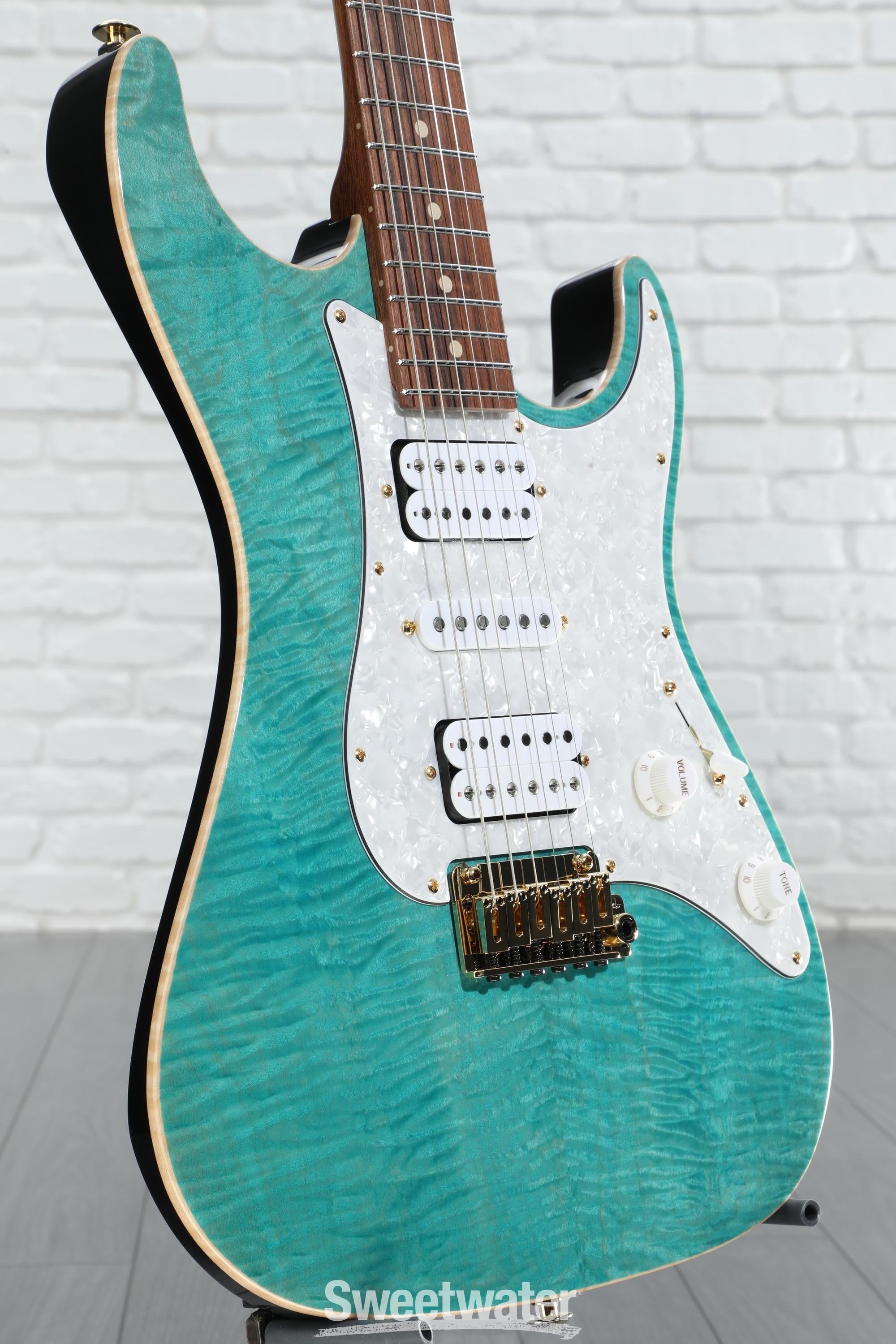 Suhr Custom Standard S Electric Guitar - Bahama Blue