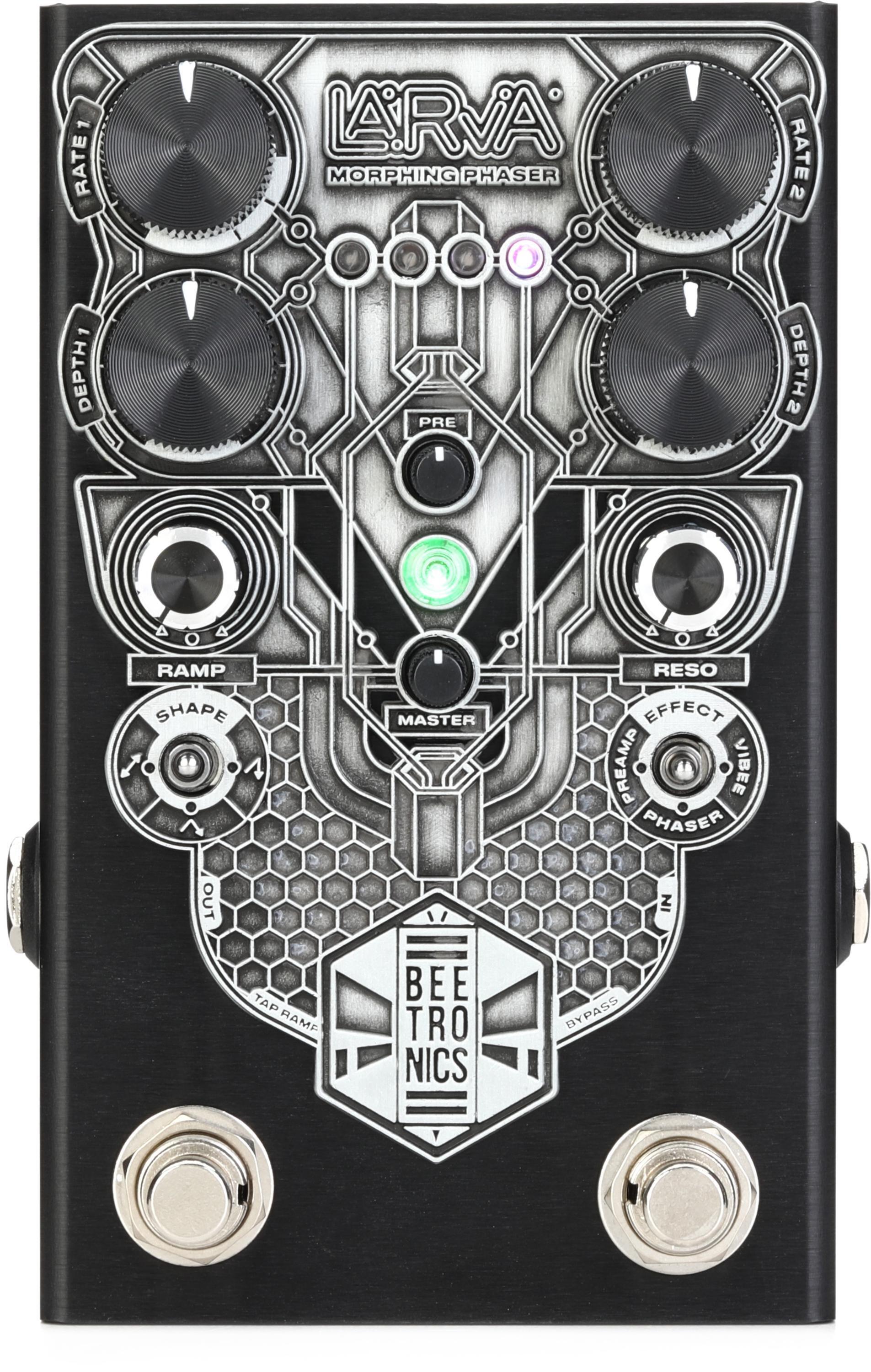 Beetronics FX Larva Morphing Phaser Pedal | Sweetwater