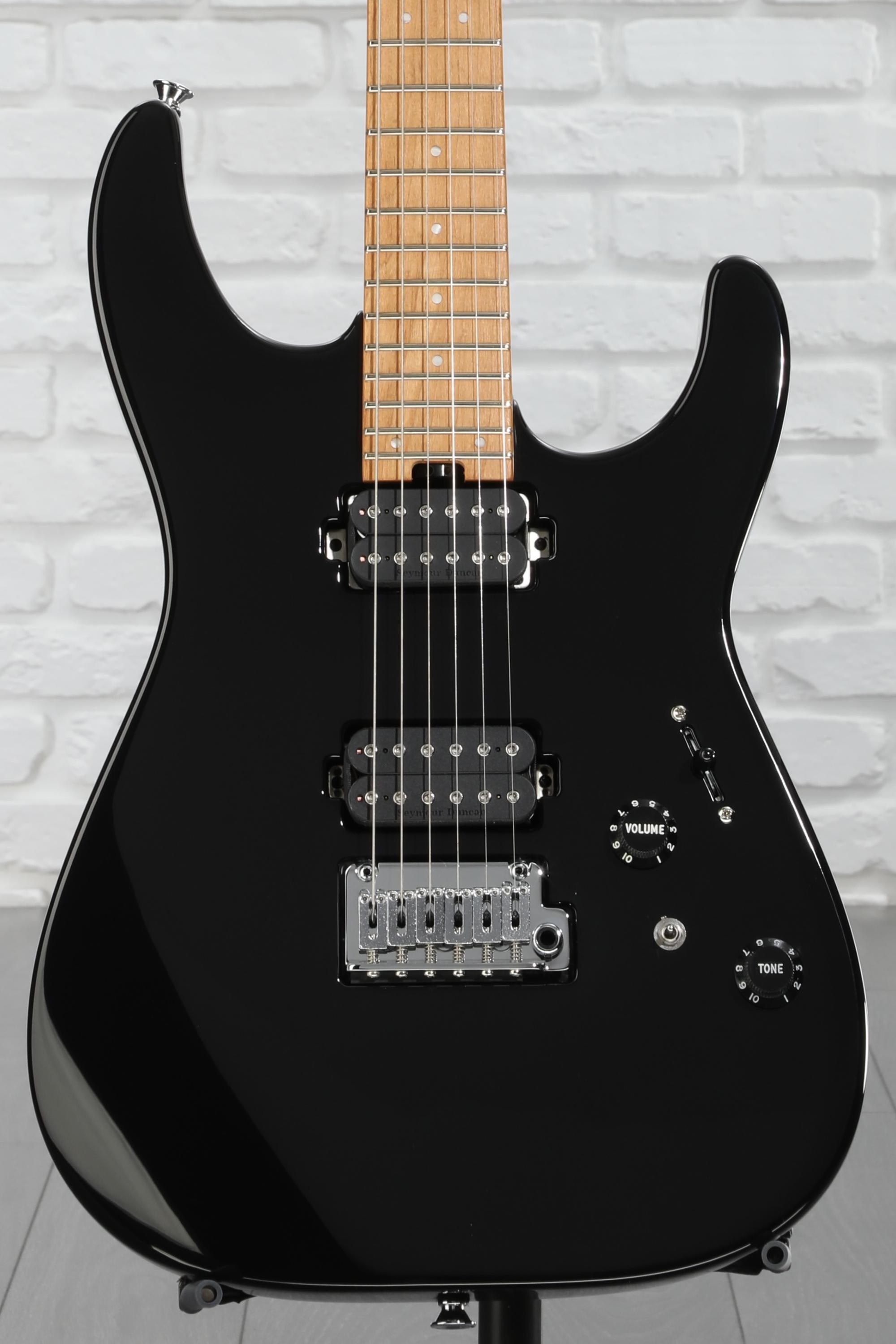 Charvel Pro-Mod DK24 HH 2PT CM グロスブラック Charvel Pro-Mod DK24 HH 2PT Electric Guitar - Gloss Black