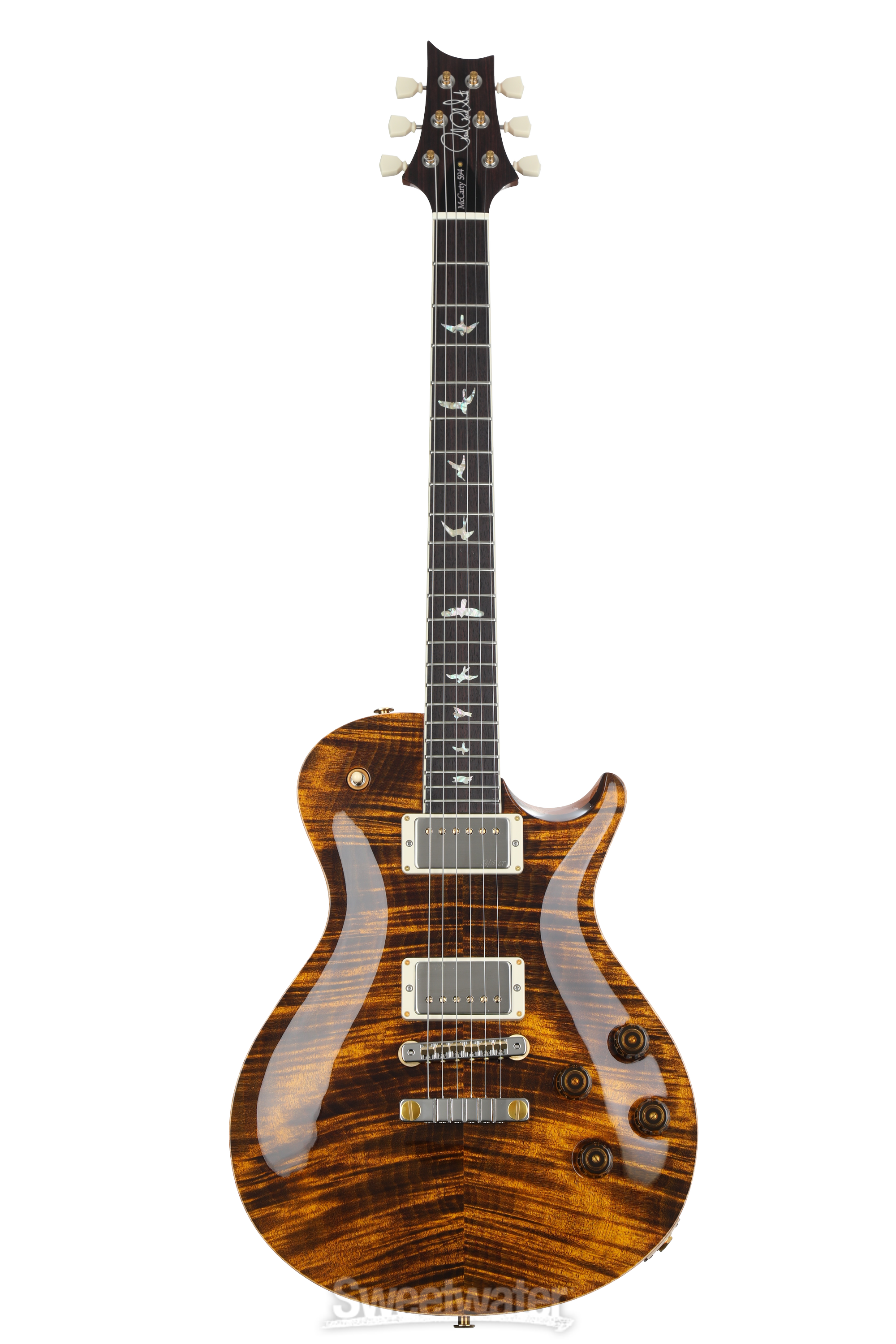 PRS McCarty Singlecut 594 Electric Guitar - Yellow Tiger, 10 PRS McCarty Singlecut 594 Electric Guitar - Yellow Tiger, 10