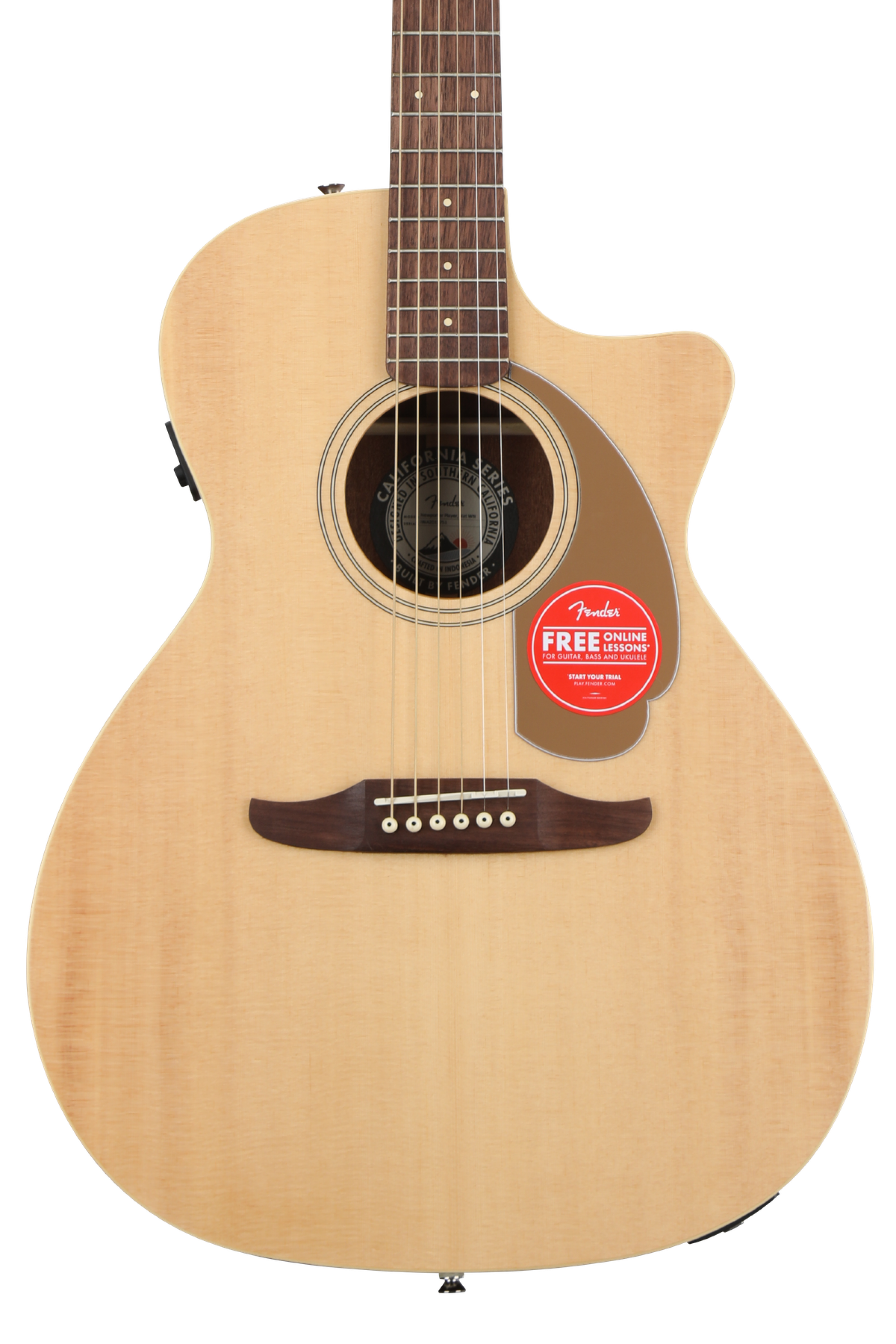 Fender Newporter Player Acoustic-electric Guitar - Natural